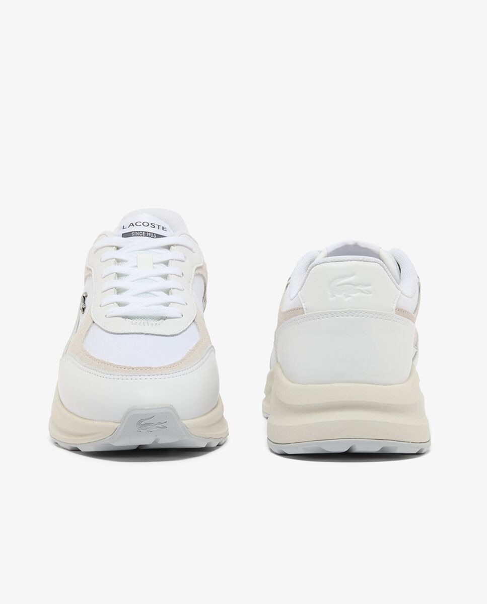 Zapatillas de hombre Run Set de ante - Lacoste - Blanco Blanco-5