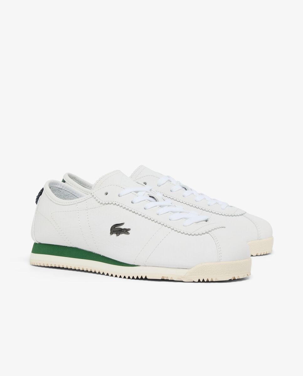 Zapatillas Club-Low de piel de mujer en - Lacoste - Blanco Blanco-3