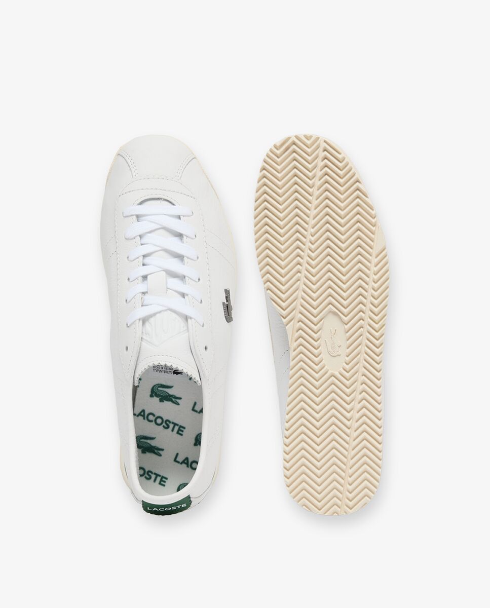Zapatillas Club-Low de piel de mujer en - Lacoste - Blanco Blanco-2