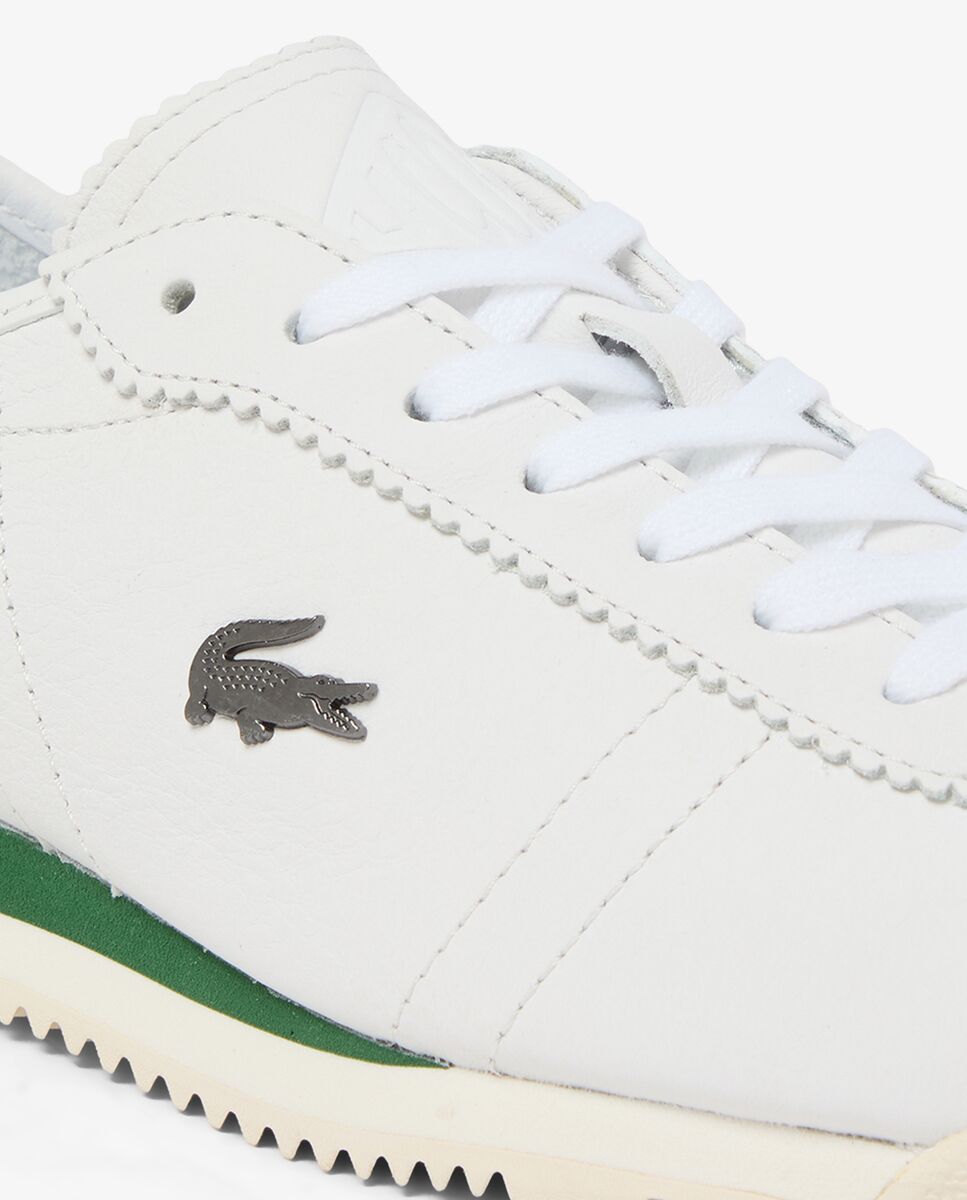 Zapatillas Club-Low de piel de mujer en - Lacoste - Blanco Blanco-4