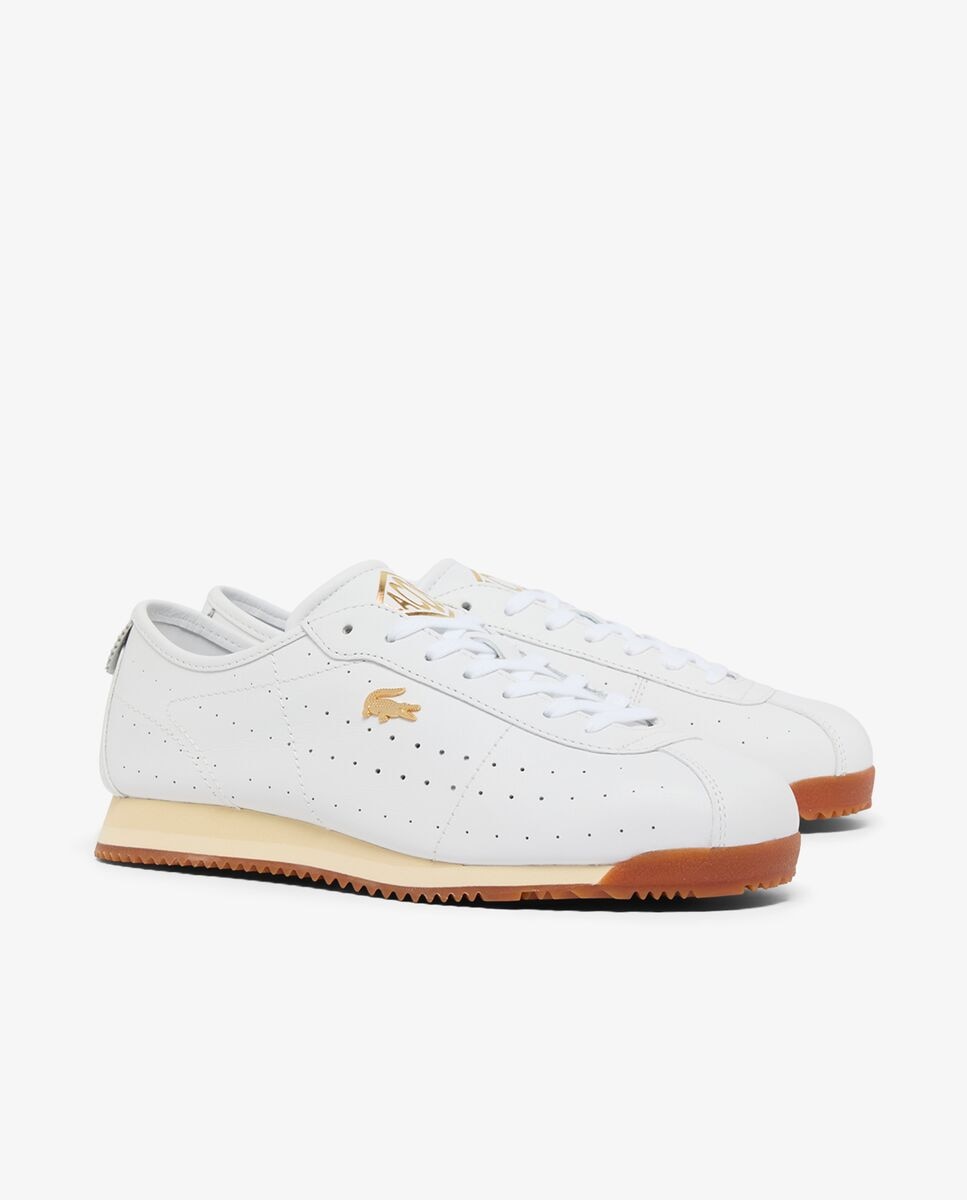 Zapatillas Club-Low de piel de hombre en - Lacoste - Blanco Blanco-3