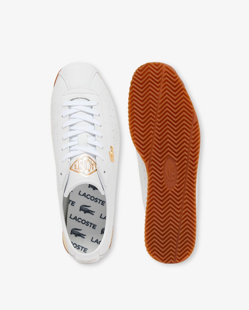 Zapatillas Club-Low de piel de hombre en - Lacoste - Blanco Blanco-2
