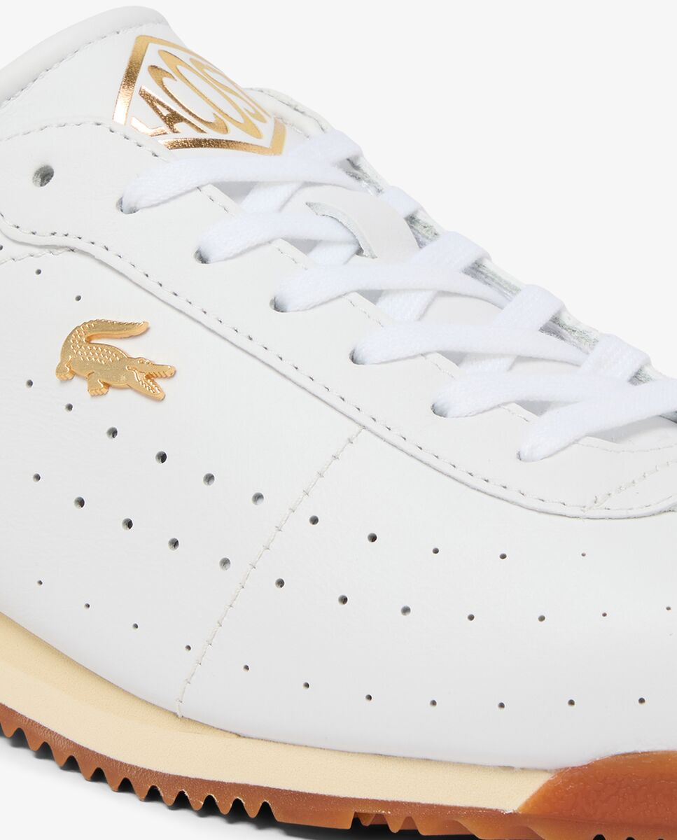 Zapatillas Club-Low de piel de hombre en - Lacoste - Blanco Blanco-4