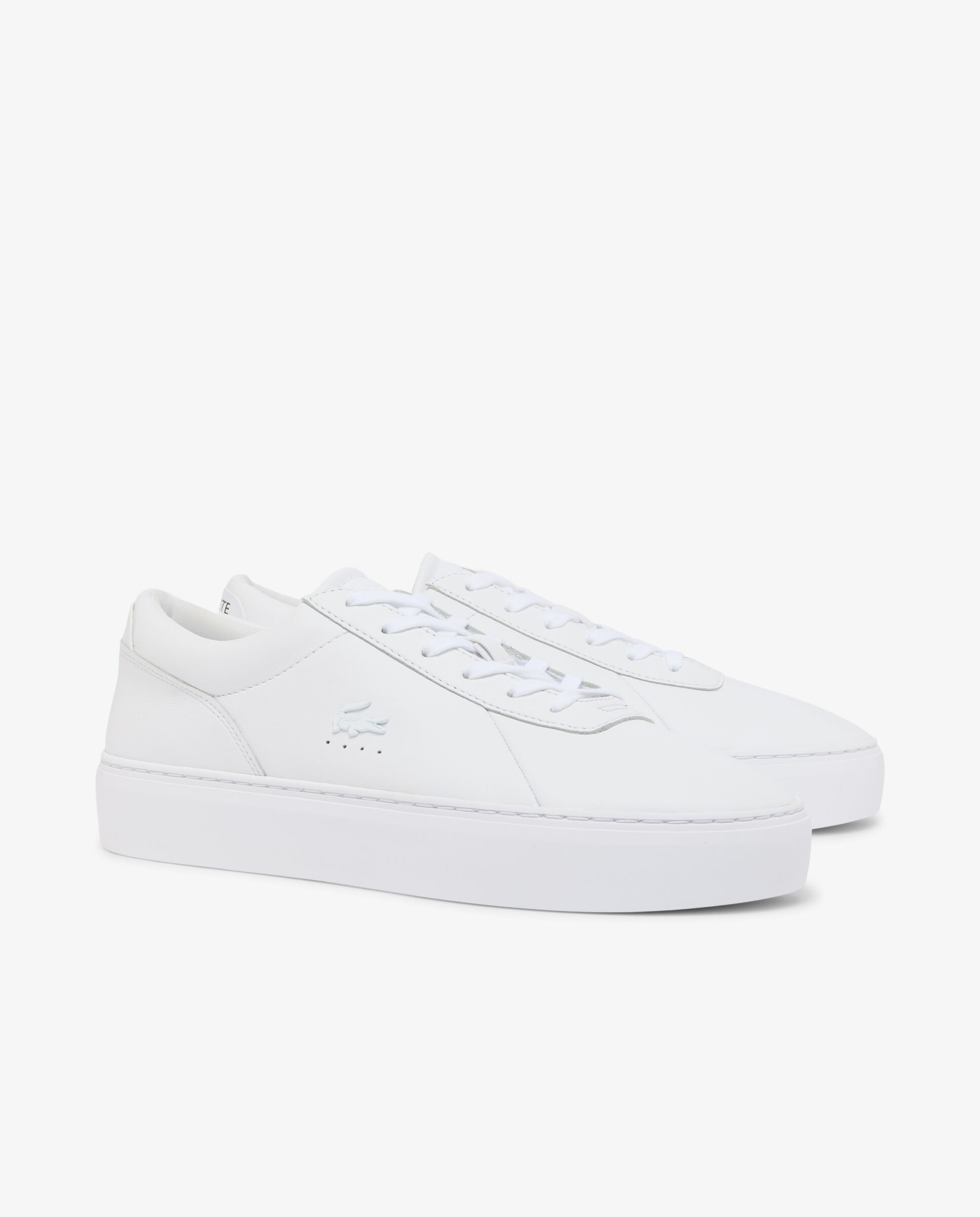 Zapatillas court set de piel de hombre en - Lacoste - Blanco Blanco-3