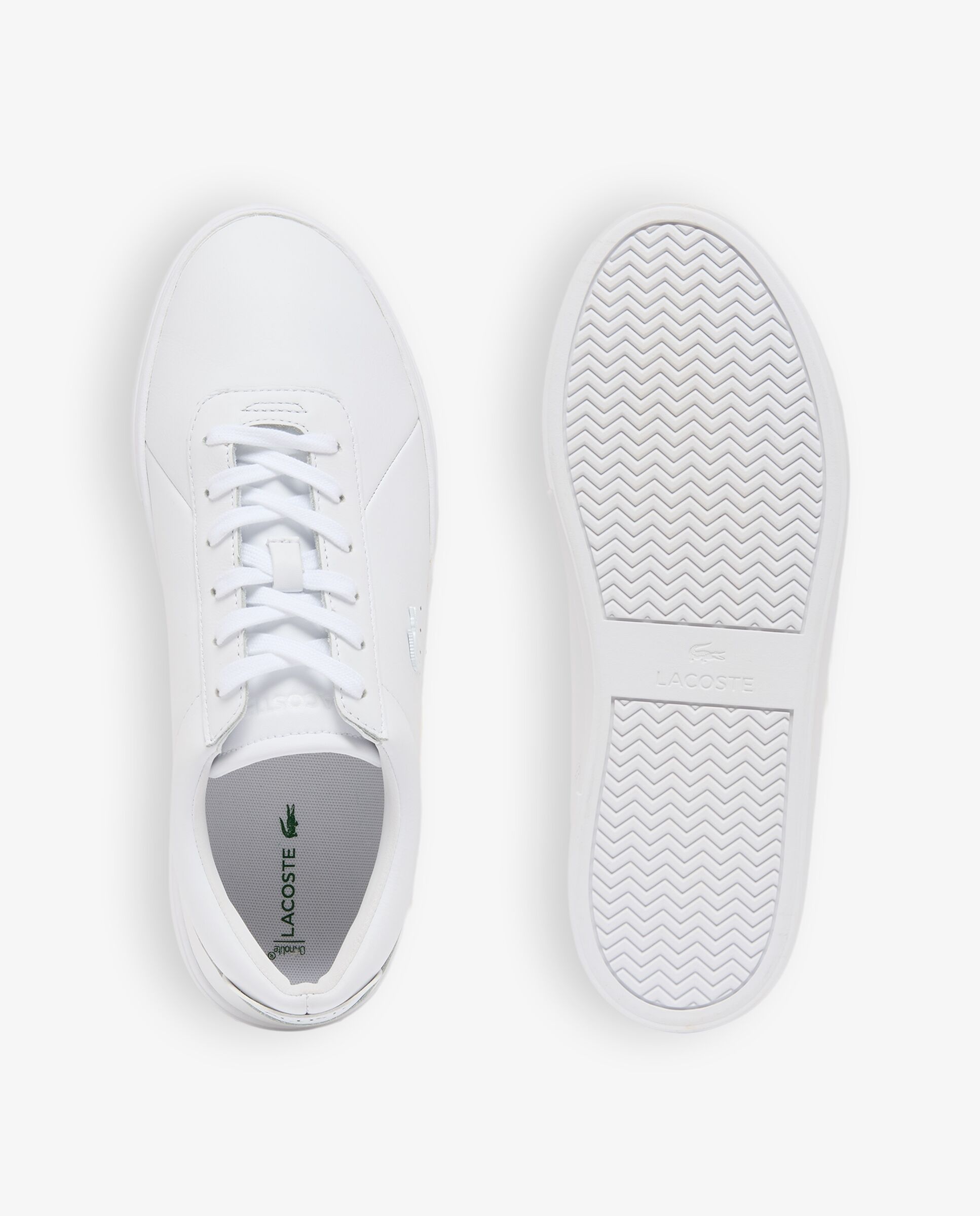 Zapatillas court set de piel de hombre en - Lacoste - Blanco Blanco-2