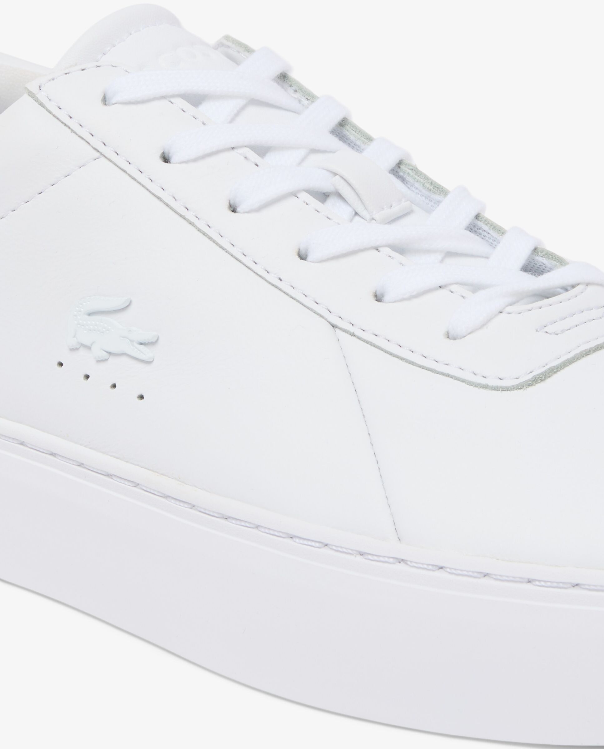 Zapatillas court set de piel de hombre en - Lacoste - Blanco Blanco-4