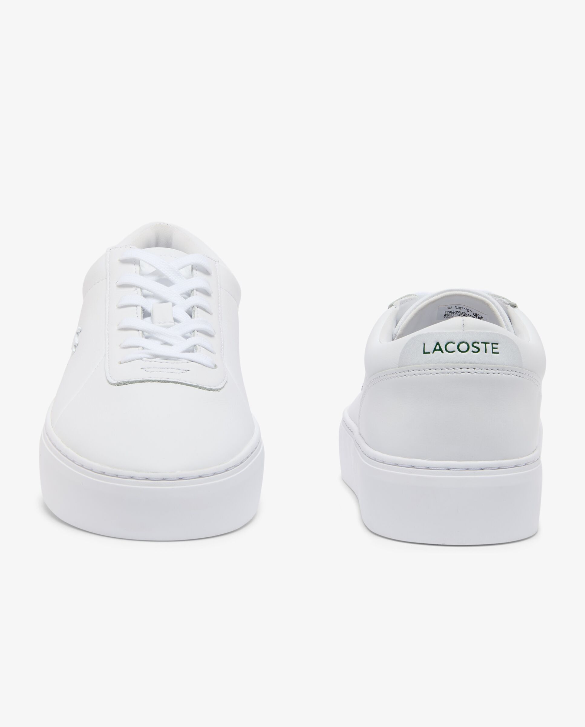 Zapatillas court set de piel de hombre en - Lacoste - Blanco Blanco-5