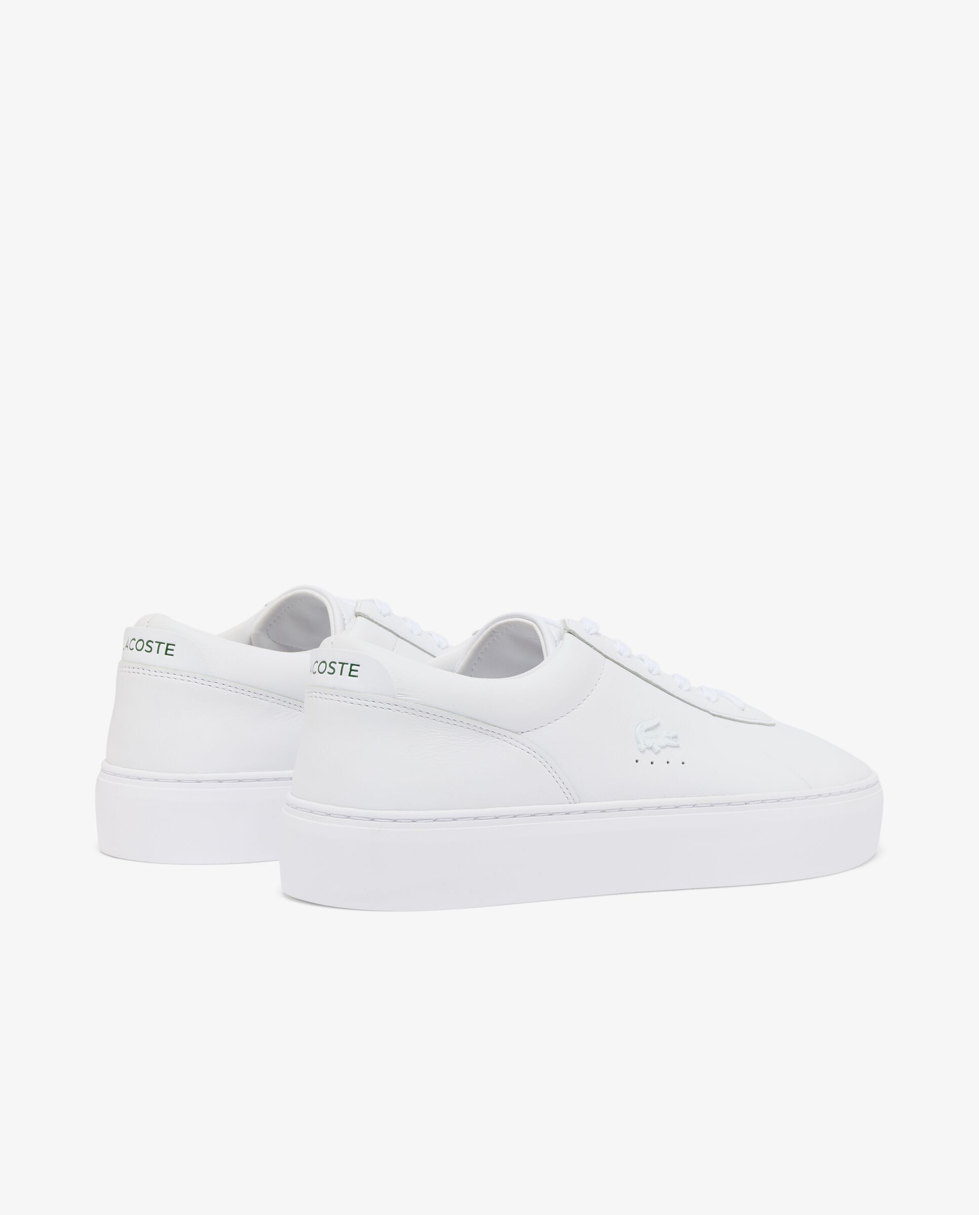 Zapatillas court set de piel de hombre en - Lacoste - Blanco Blanco-6