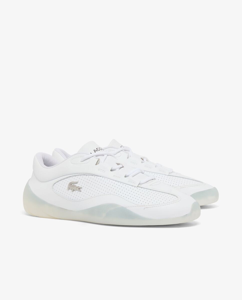 Zapatillas Net Low de piel de hombre en - Lacoste - Blanco Blanco-3