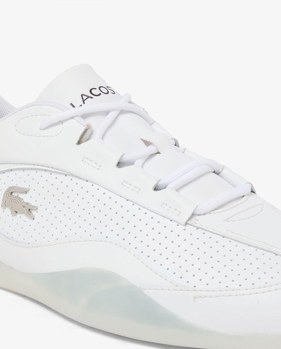 Zapatillas Net Low de piel de hombre en - Lacoste - Blanco Blanco-4