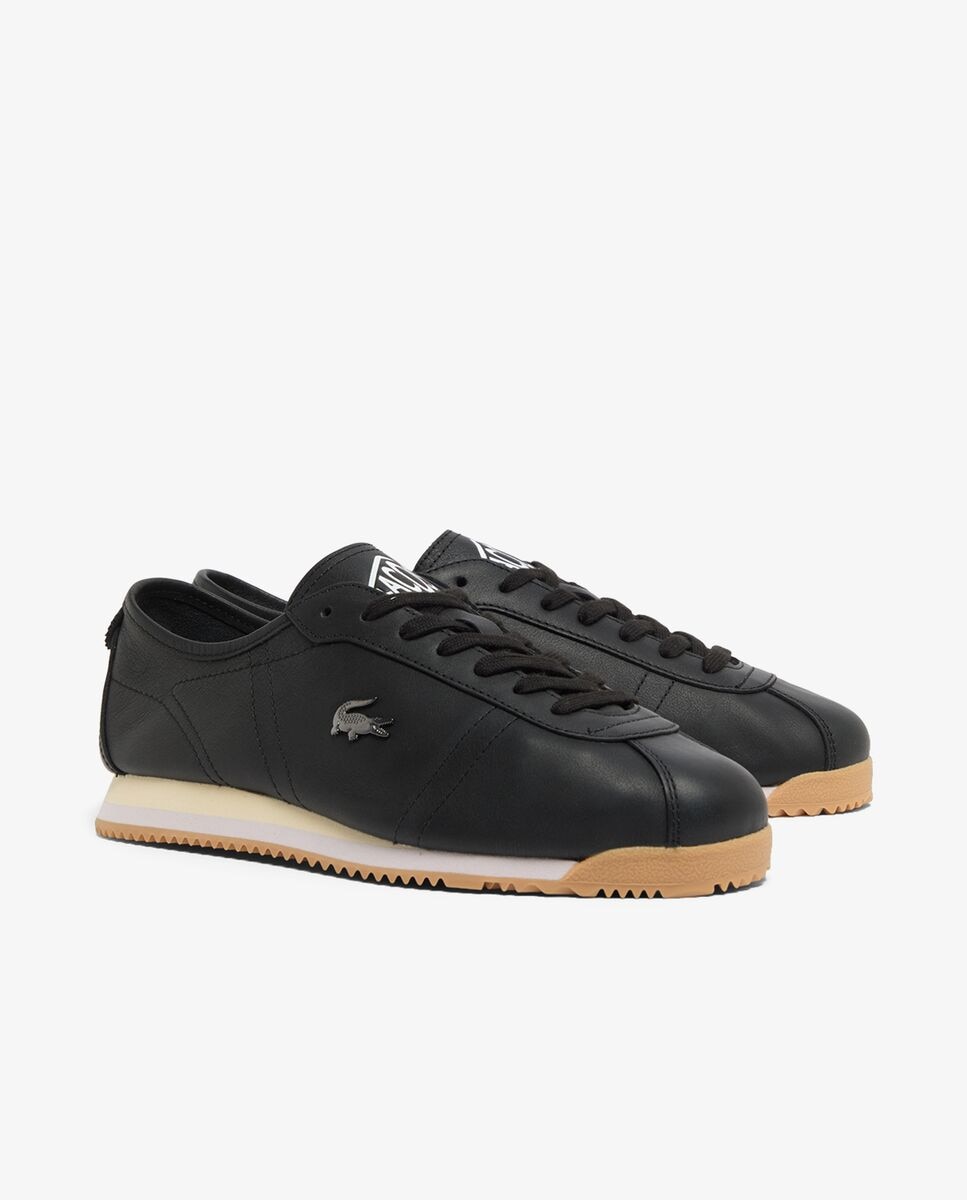 Zapatillas Club-Low de piel de hombre en - Lacoste - Negro Negro-3