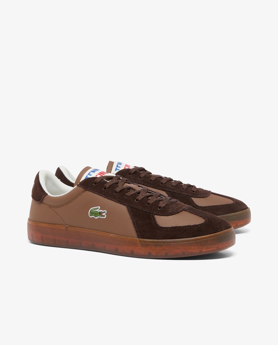 Imagen 3 de Zapatillas Baseshot Pro de piel de hombre - Lacoste - Negro Negro