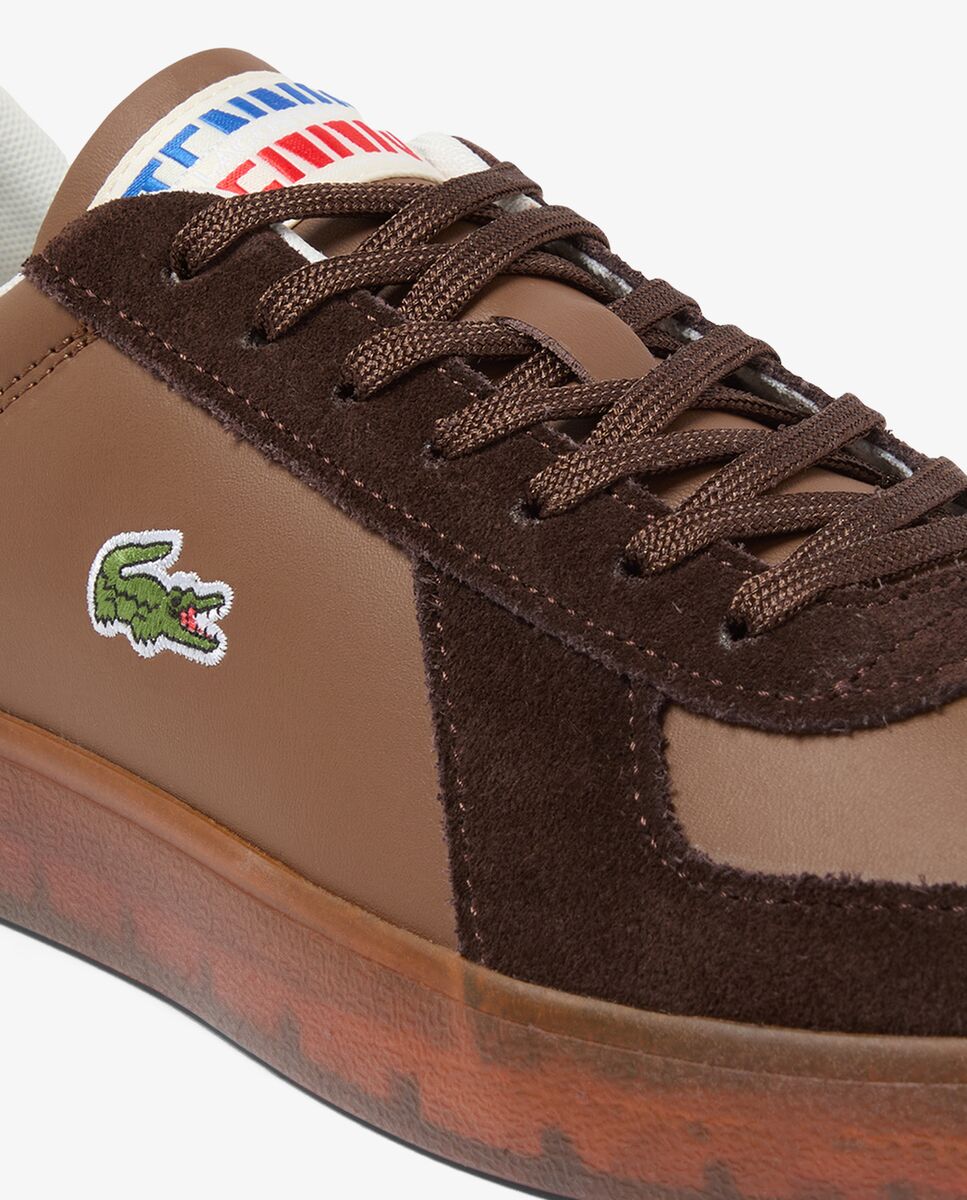 Imagen 4 de Zapatillas Baseshot Pro de piel de hombre - Lacoste - Negro Negro