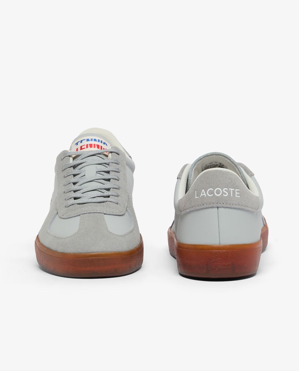 Imagen 5 de Zapatillas Baseshot Pro de piel de hombre - Lacoste - Gris claro Gris claro