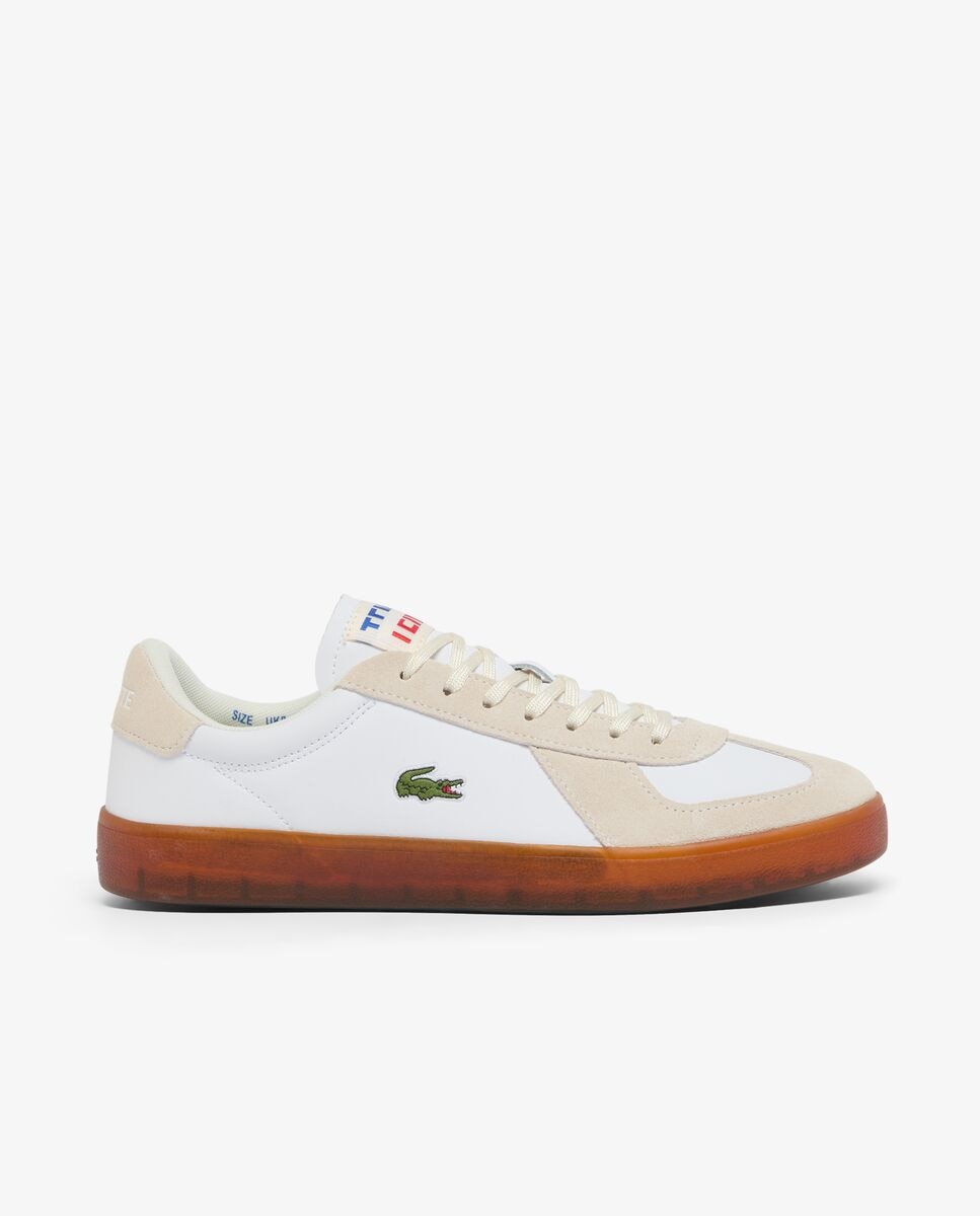 Imagen 1 de Zapatillas Baseshot Pro de piel de hombre - Lacoste - Blanco Blanco
