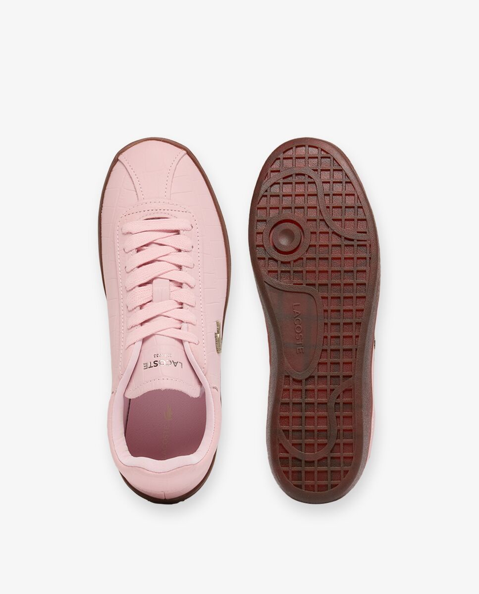 Zapatillas Baseshot de piel de mujer en - Lacoste - Rosa Rosa-2