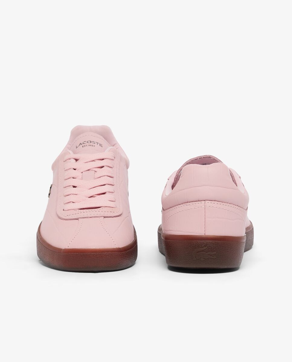 Zapatillas Baseshot de piel de mujer en - Lacoste - Rosa Rosa-5