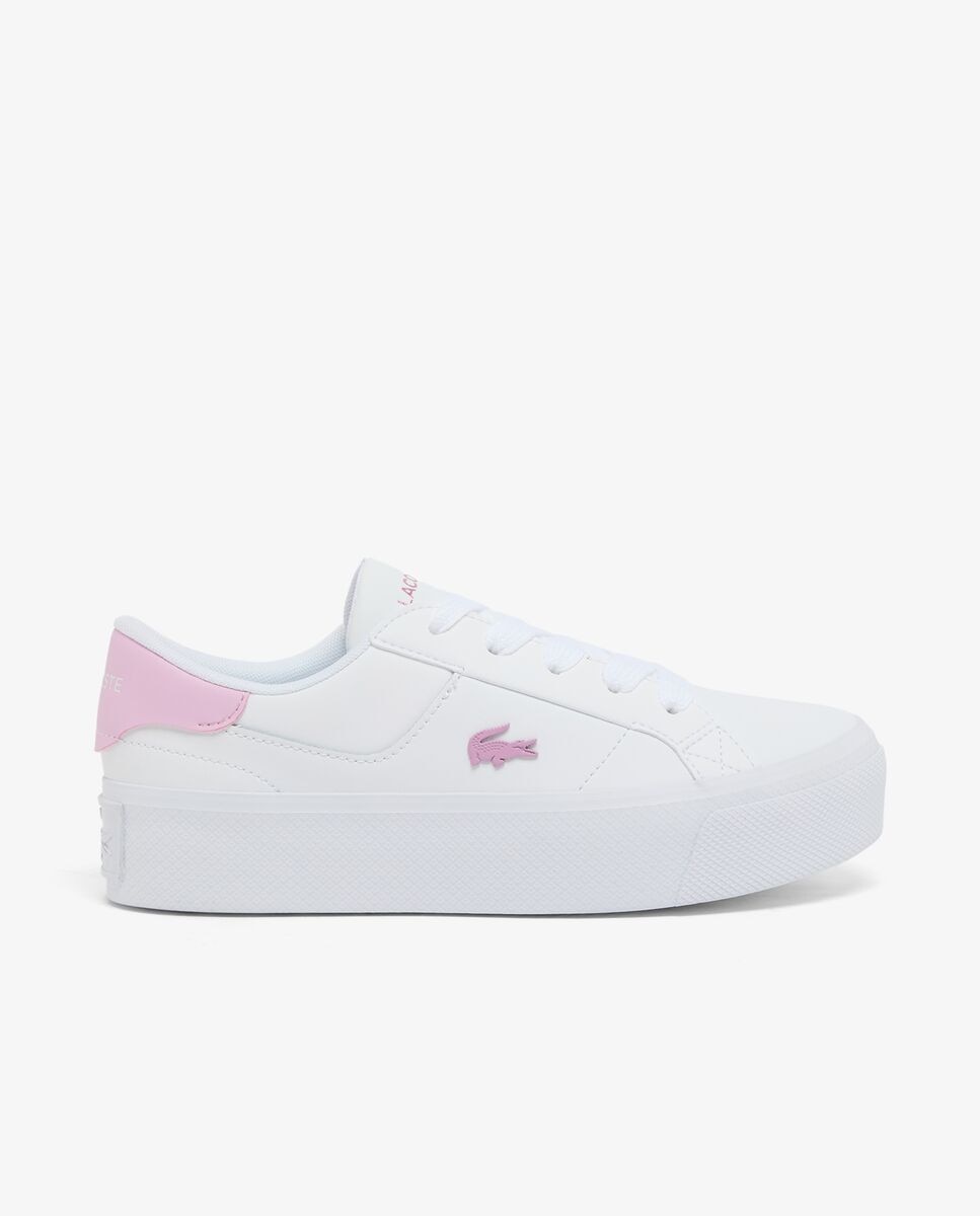 Lacoste - Zapatillas Deportivas Ziane Platform de Piel de Mujer.