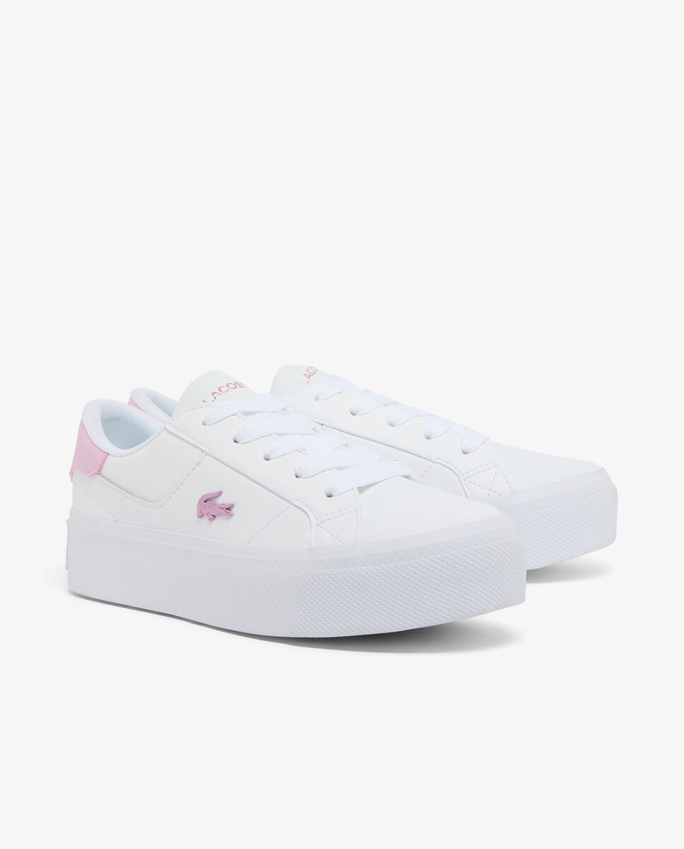 Zapatillas Deportivas Ziane Platform de Piel de Mujer - Lacoste - Blanco Blanco-3