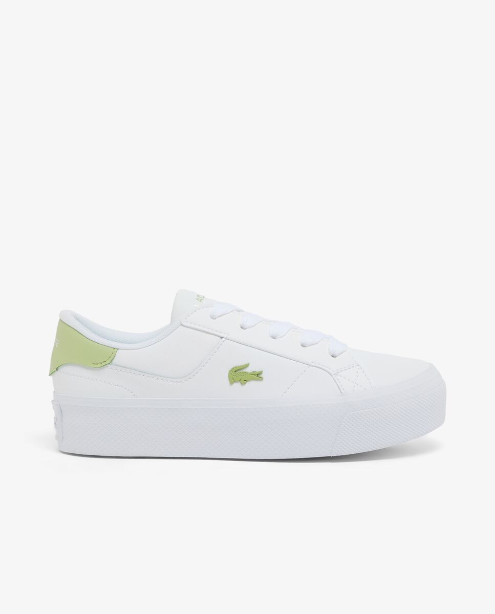 Zapatillas Deportivas Ziane Platform de Piel de Mujer - Lacoste - Turquesa Turquesa-1