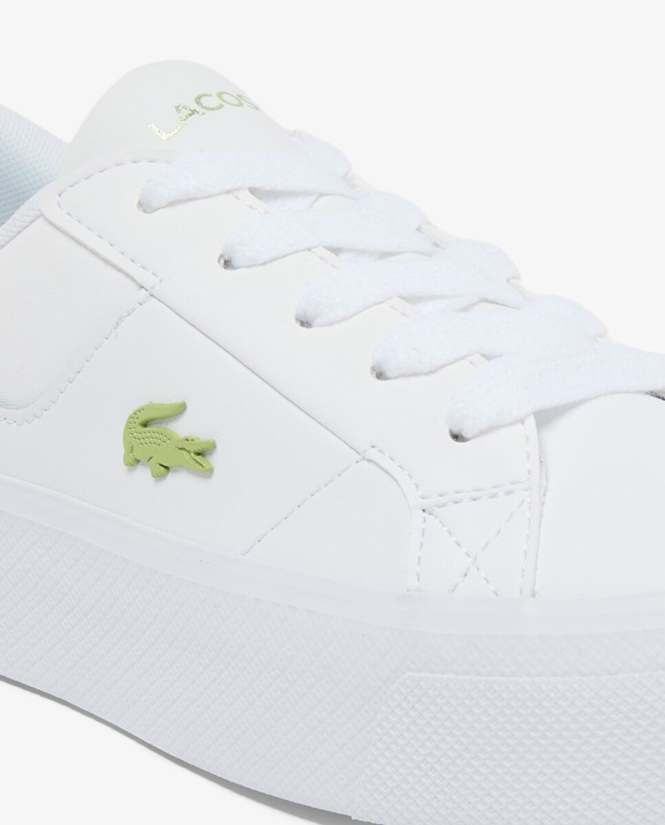 Zapatillas Deportivas Ziane Platform de Piel de Mujer - Lacoste - Turquesa Turquesa-4