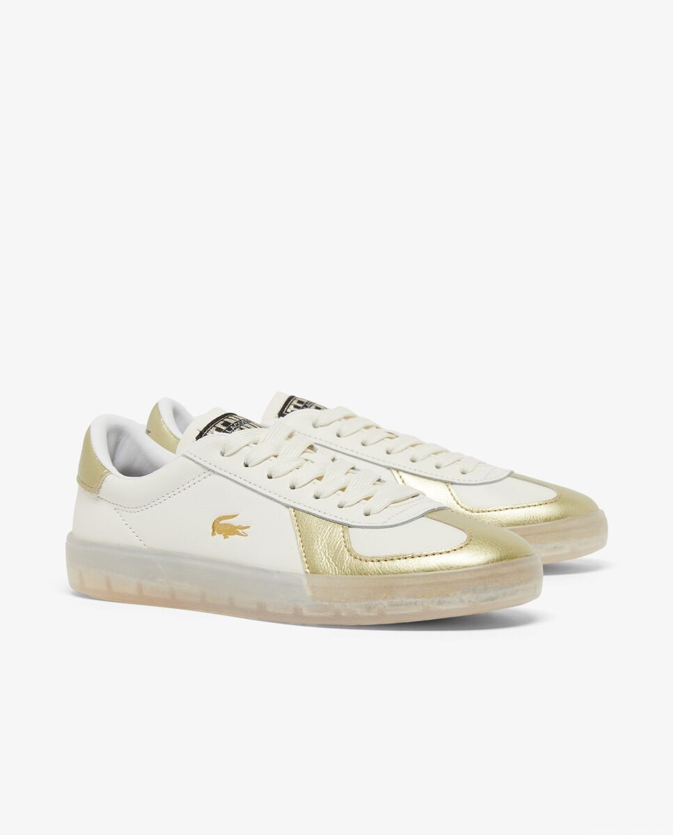 Zapatillas Baseshot Pro de piel de mujer en - Lacoste - Blanco Blanco-3