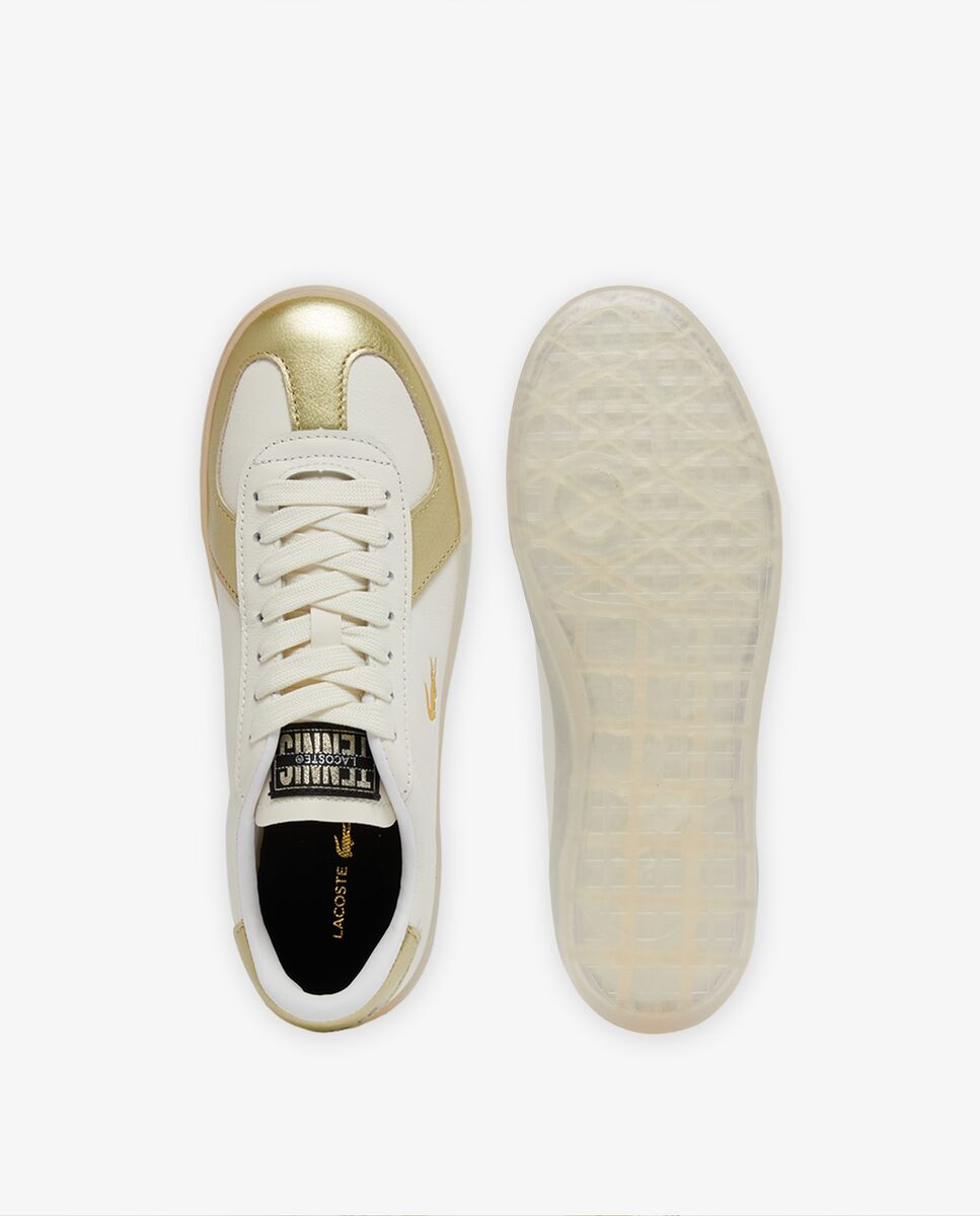 Zapatillas Baseshot Pro de piel de mujer en - Lacoste - Blanco Blanco-2