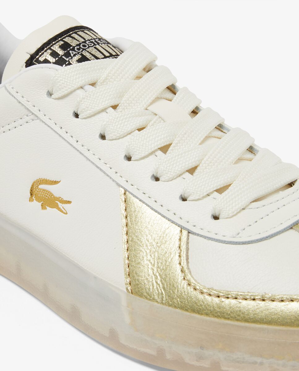 Zapatillas Baseshot Pro de piel de mujer en - Lacoste - Blanco Blanco-4