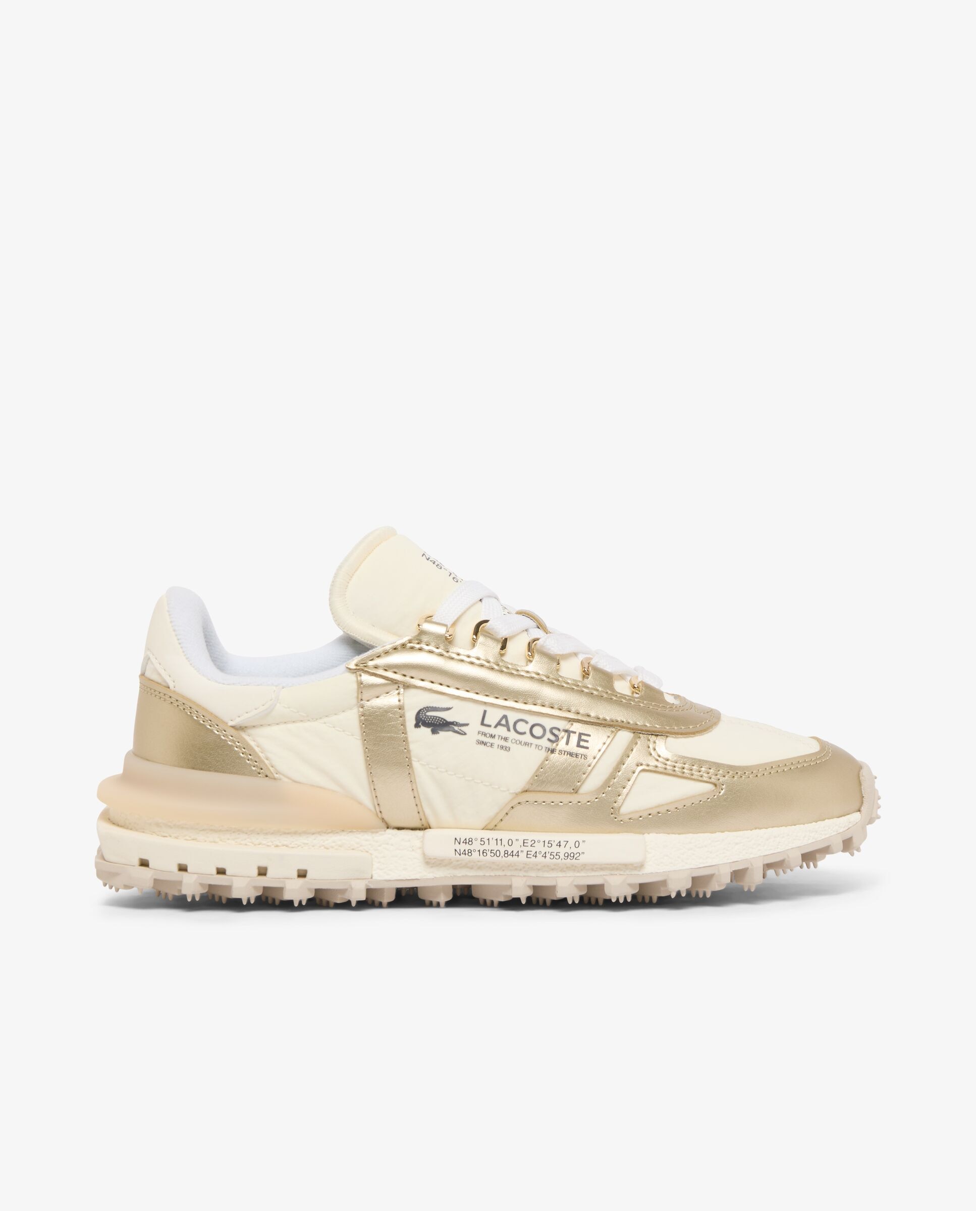 Imagen 1 de Zapatillas Activas de Élite para Mujeres Color Oro Líquido - Lacoste - Oro Oro