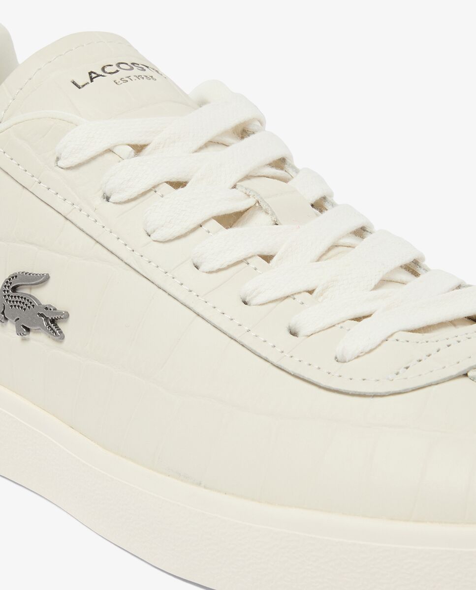 Zapatillas Baseshot de piel de mujer en - Lacoste - Blanco Blanco-4