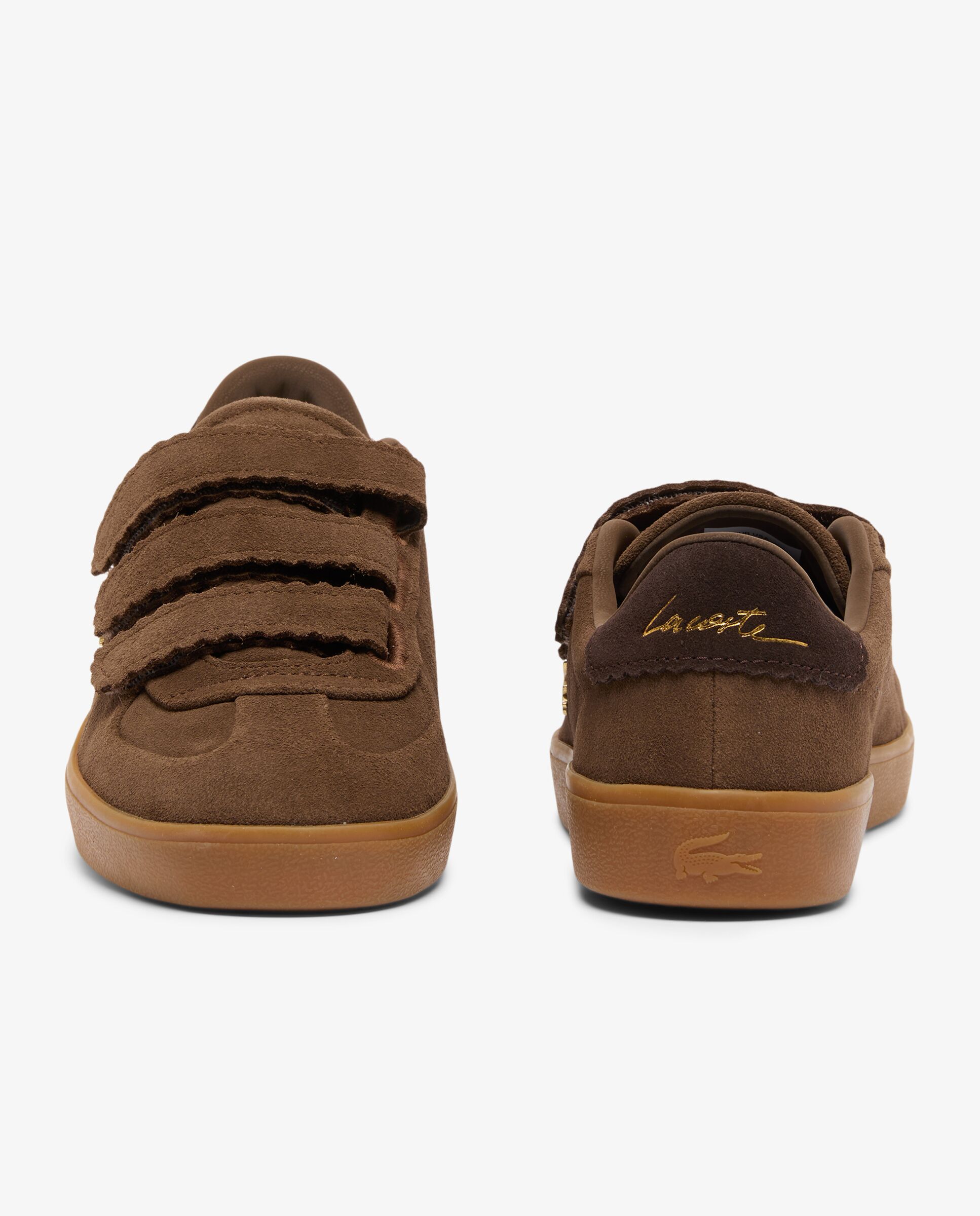 Zapatillas de mujer Baseshot de ante - Lacoste - Marrón Marrón-5