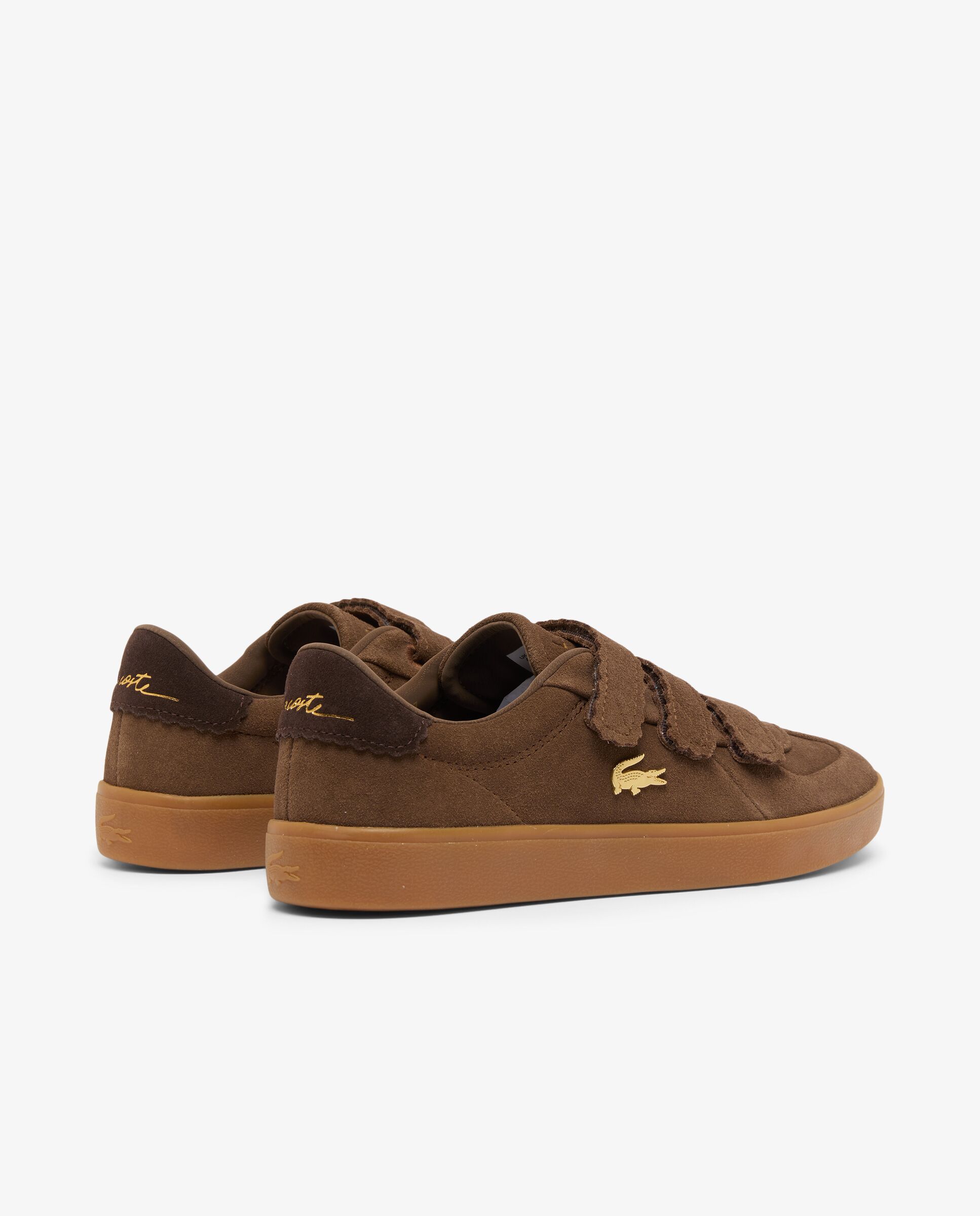 Zapatillas de mujer Baseshot de ante - Lacoste - Marrón Marrón-6