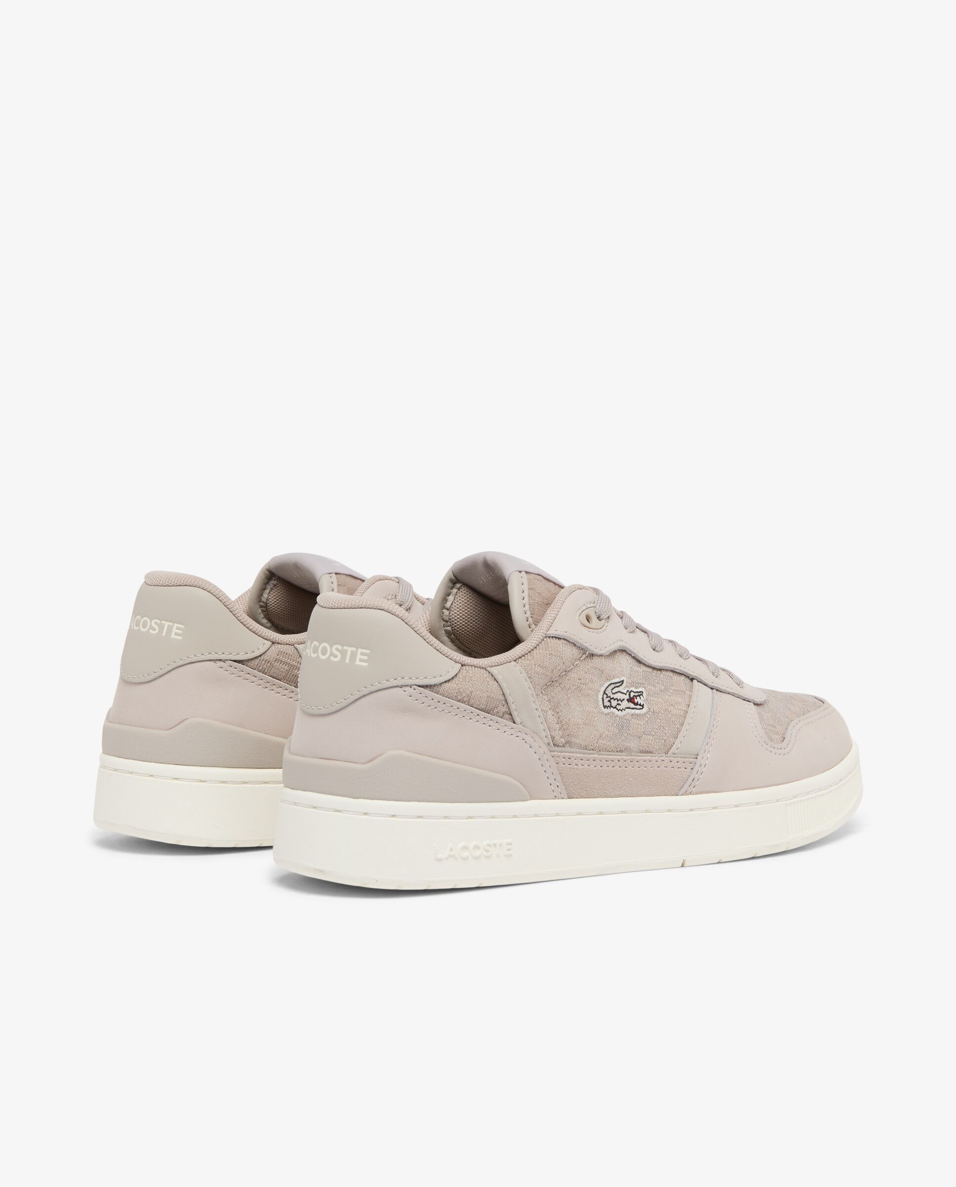 Zapatillas de mujer t-clip set en negro - Lacoste - Gris Gris-6