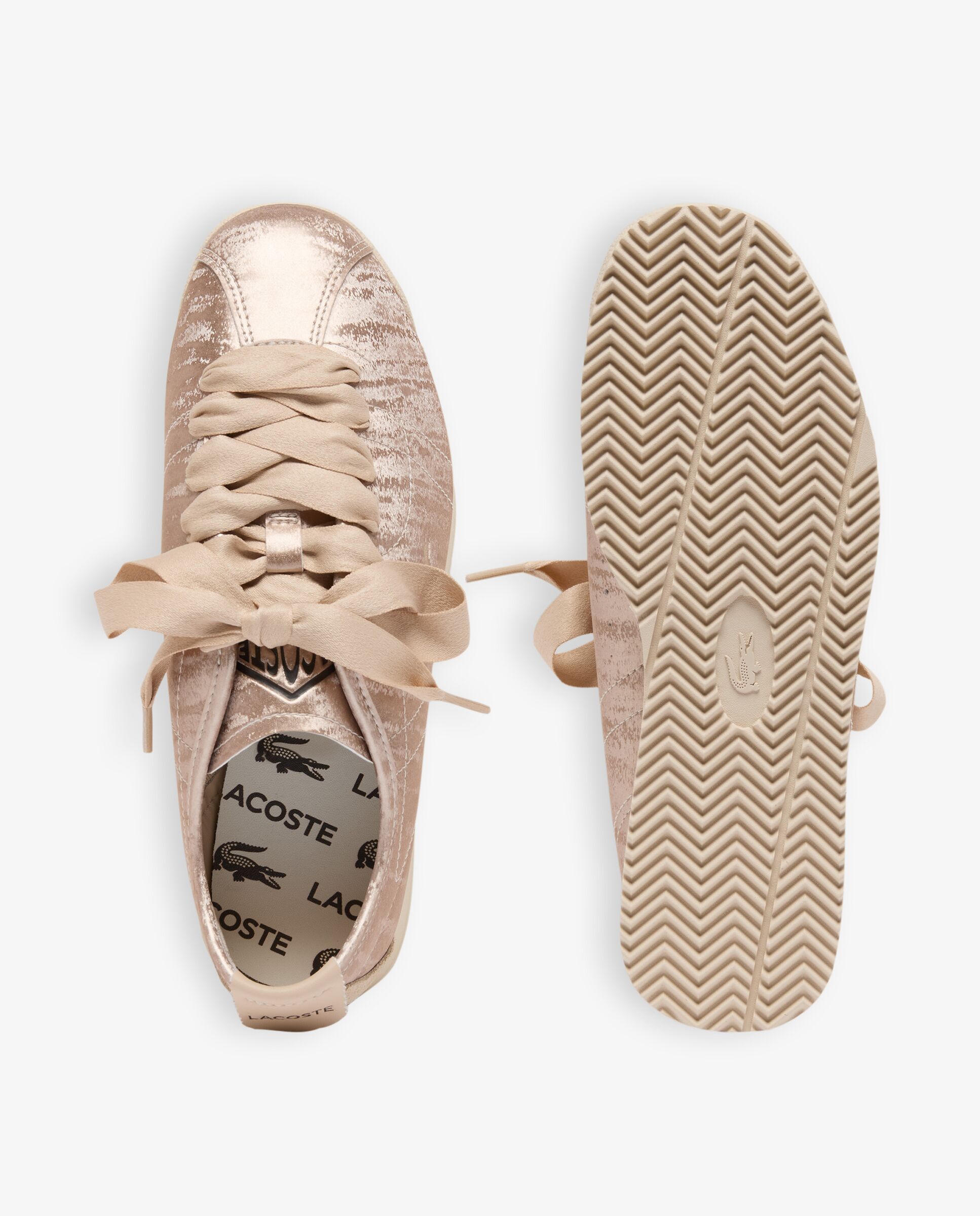 Zapatillas de mujer club-low en - Lacoste - Natural Natural-2
