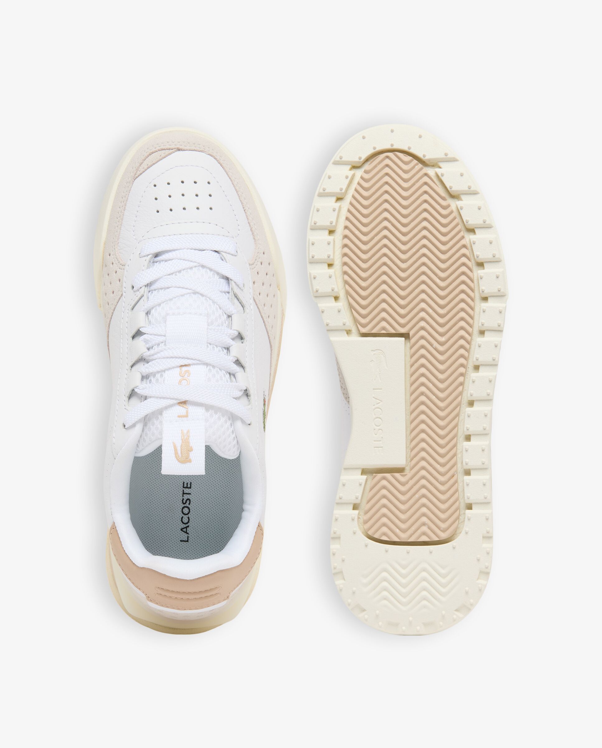 Zapatillas slam break de piel de mujer en - Lacoste - Blanco Blanco-2