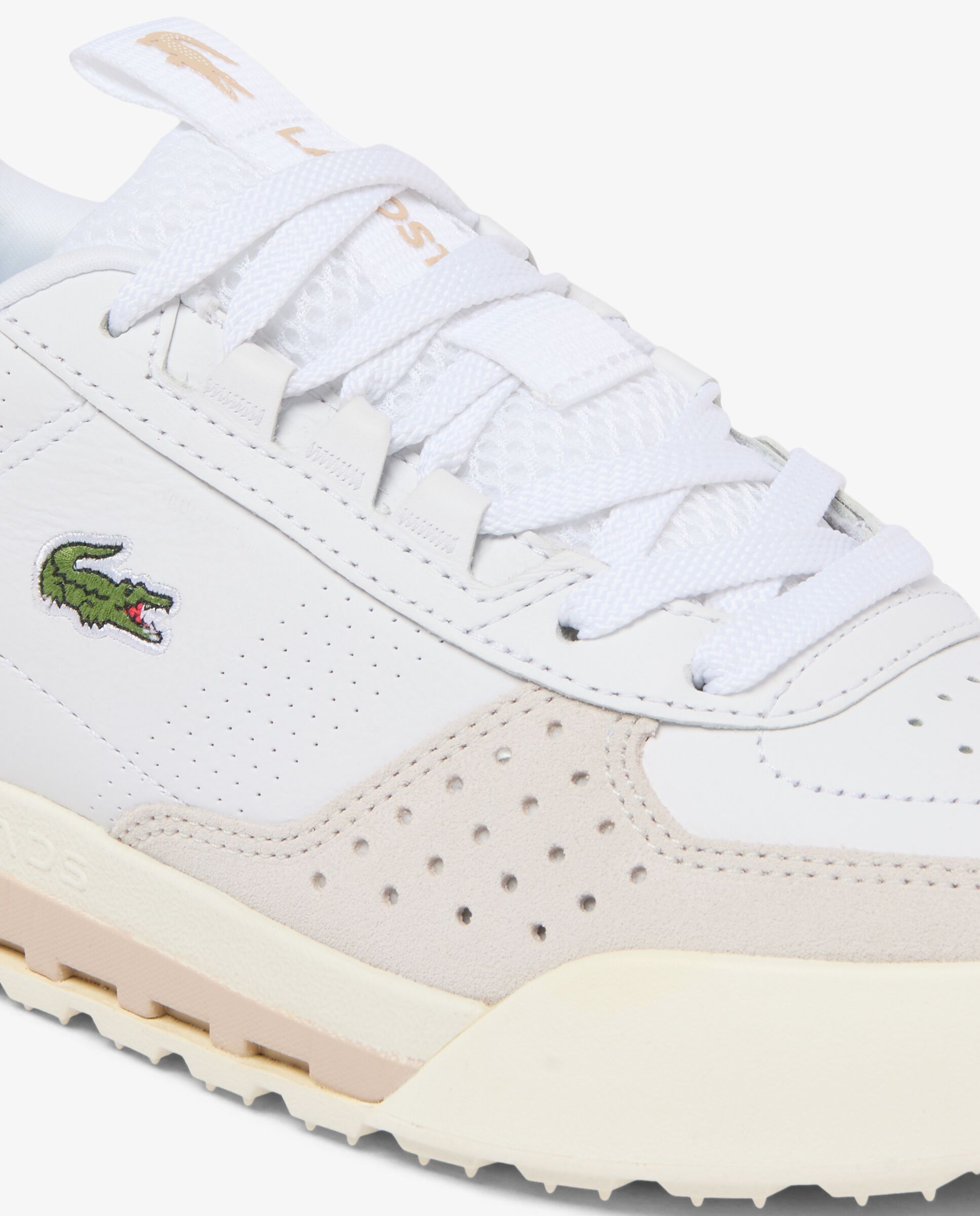 Zapatillas slam break de piel de mujer en - Lacoste - Blanco Blanco-4