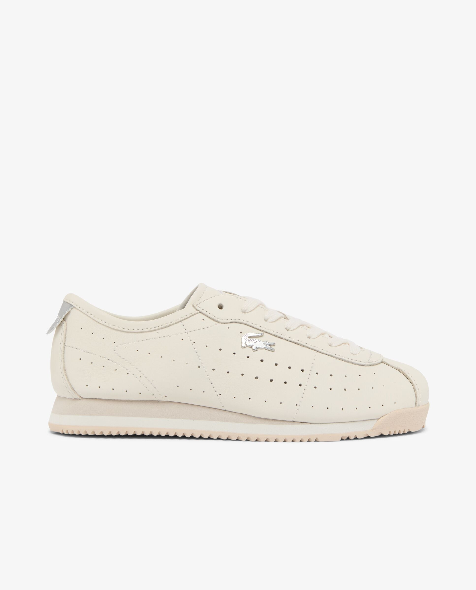 Zapatillas club-low de piel de mujer en blanco - Lacoste - Azul marino Azul marino-1