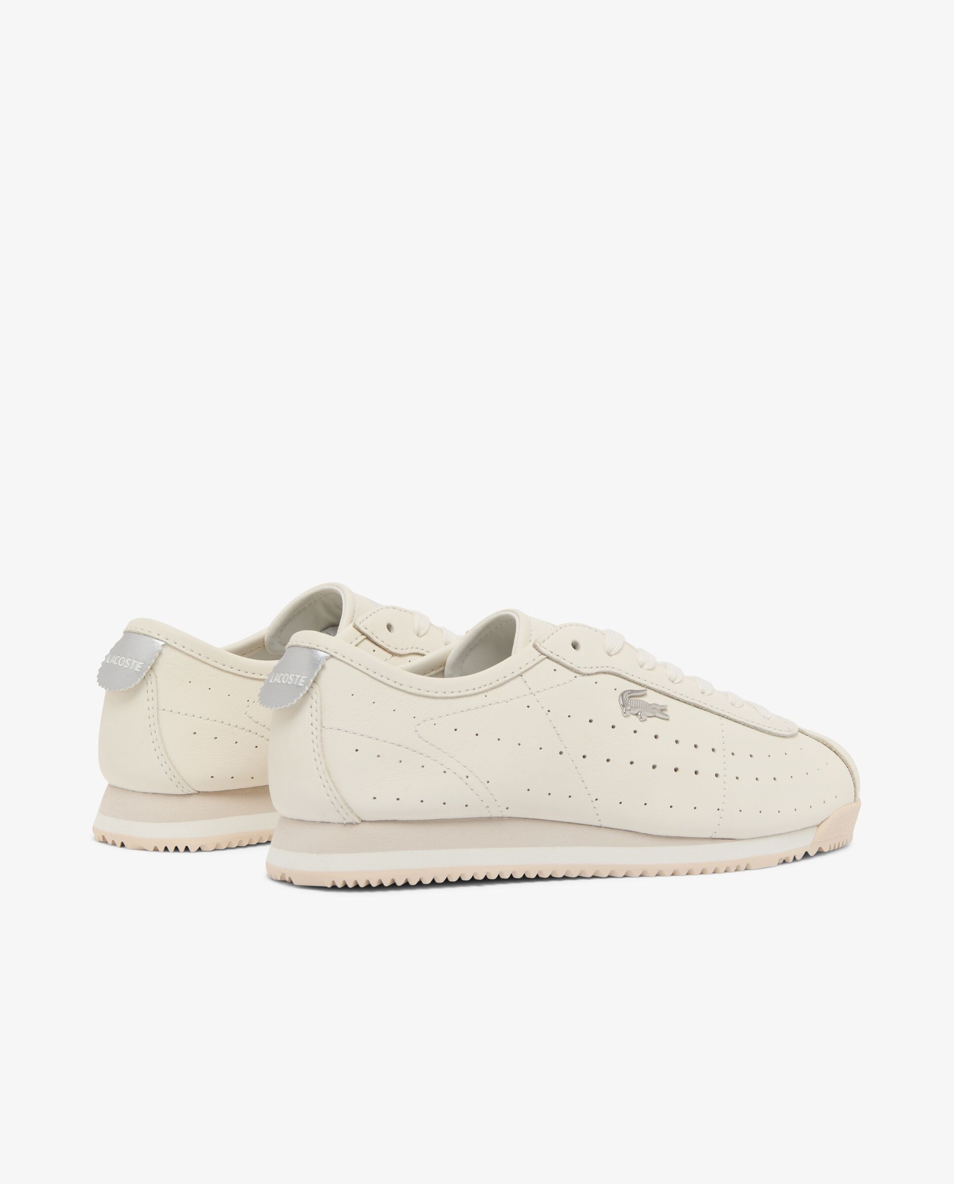 Zapatillas club-low de piel de mujer en blanco - Lacoste - Azul marino Azul marino-6