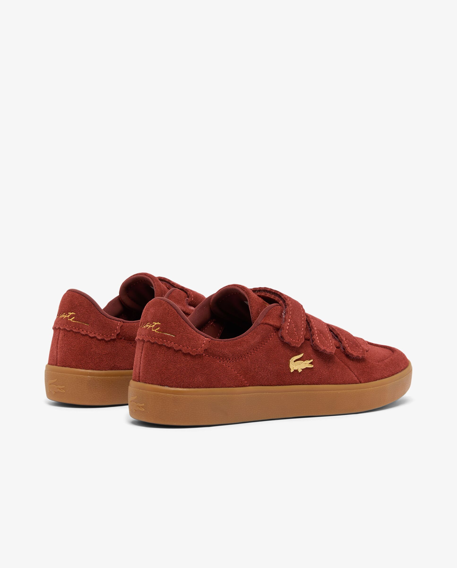 Zapatillas de ante baseshot pro strap de mujer en marrón - Lacoste - Negro Negro-6