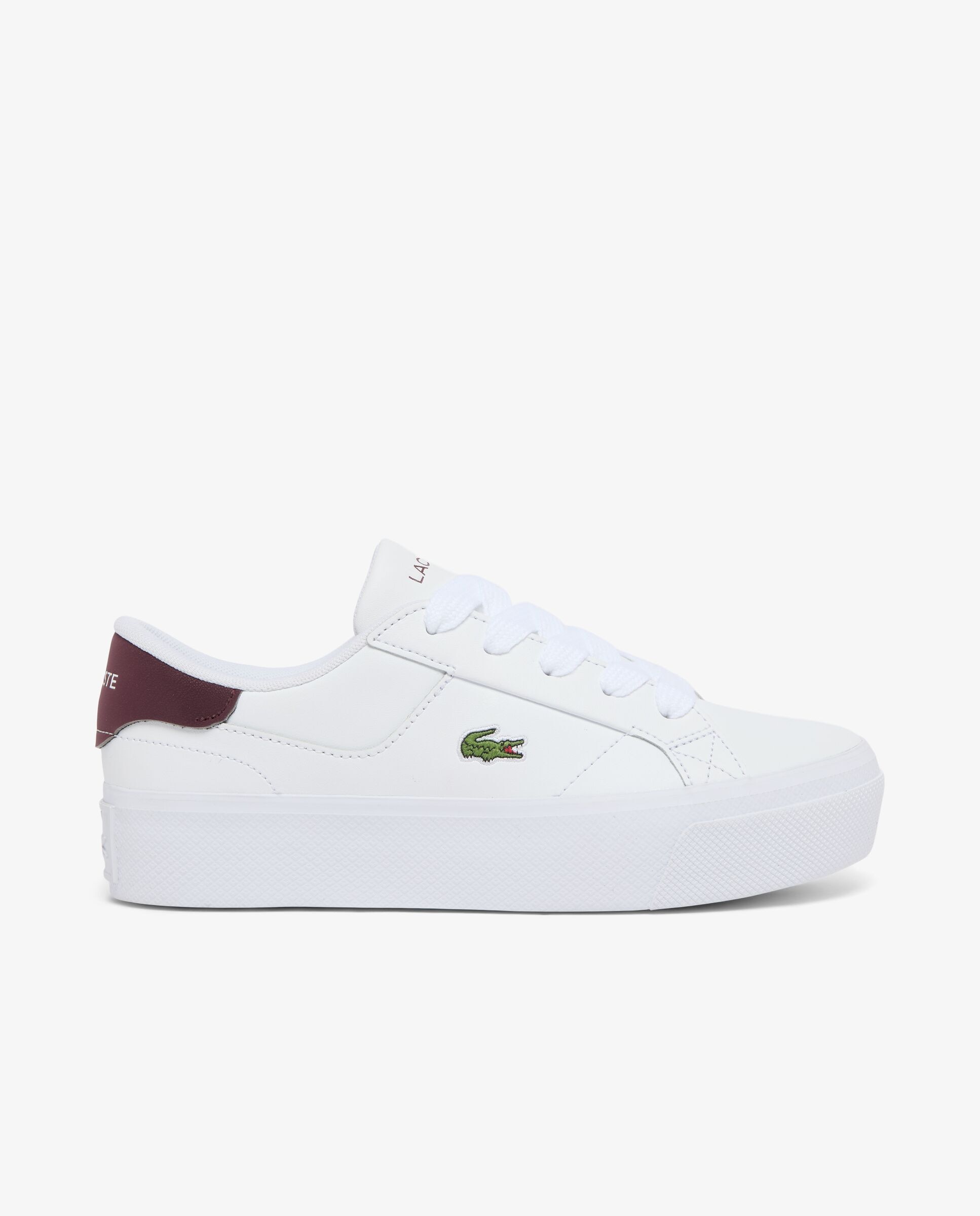 Imagen 1 de Zapatillas Ziane Platform de piel de mujer - Lacoste - Blanco Blanco