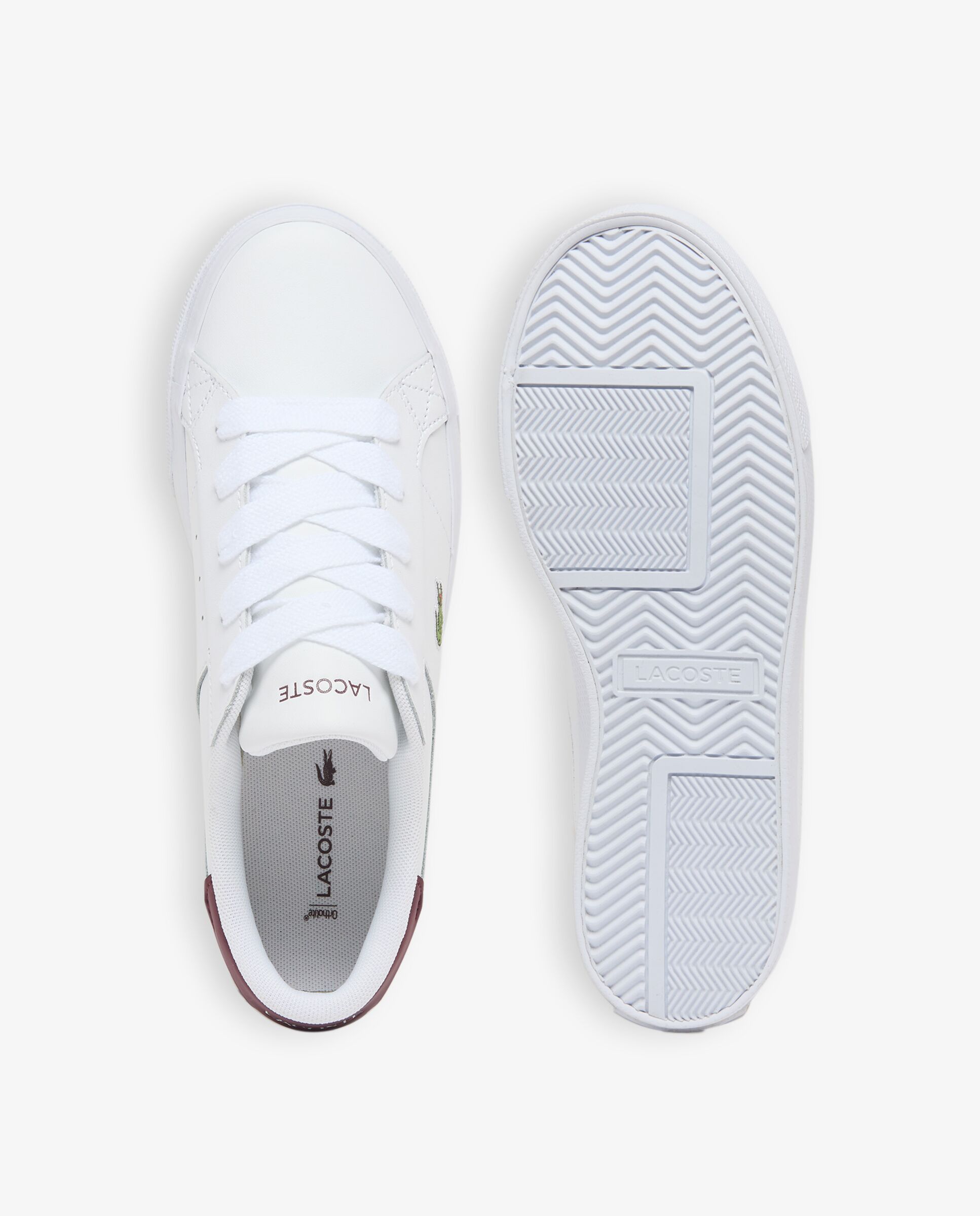 Imagen 2 de Zapatillas Ziane Platform de piel de mujer - Lacoste - Blanco Blanco