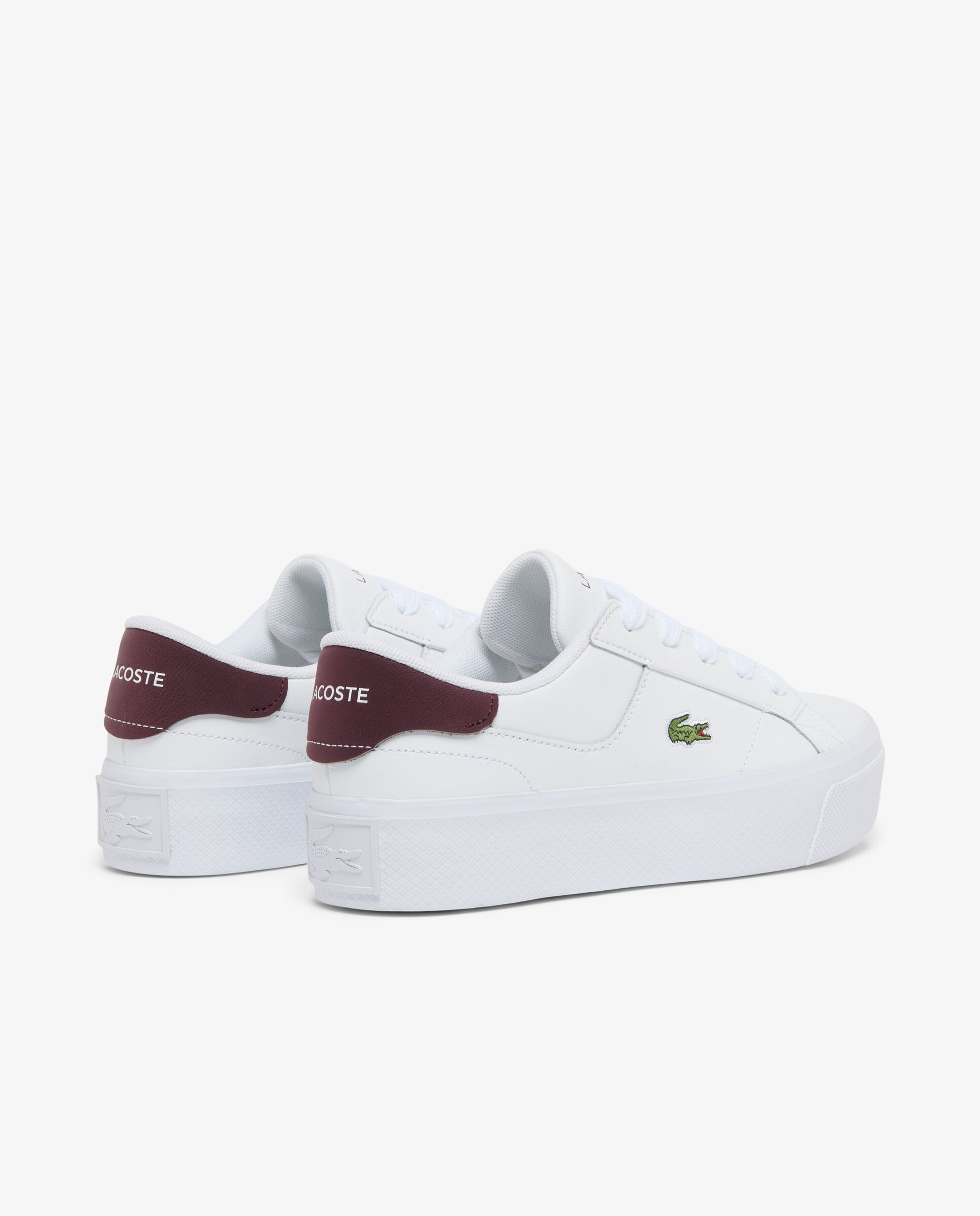 Imagen 6 de Zapatillas Ziane Platform de piel de mujer - Lacoste - Blanco Blanco