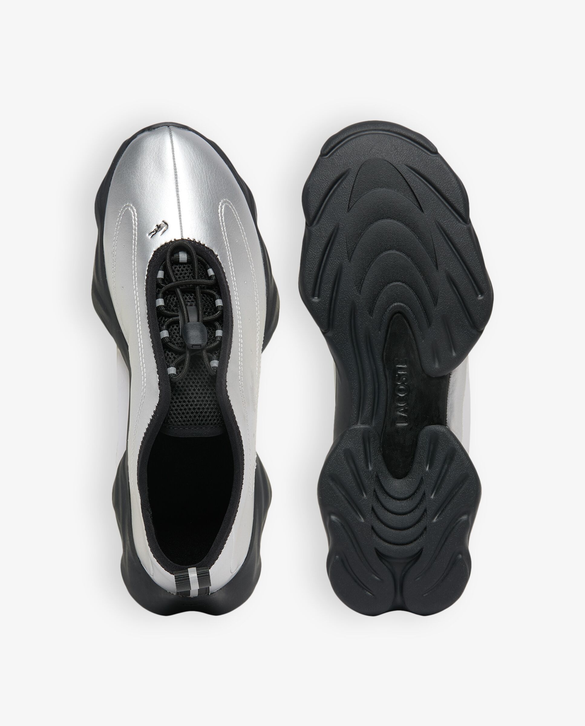 Zapatillas tennis ballerina de mujer en - Lacoste - Plata Plata-2