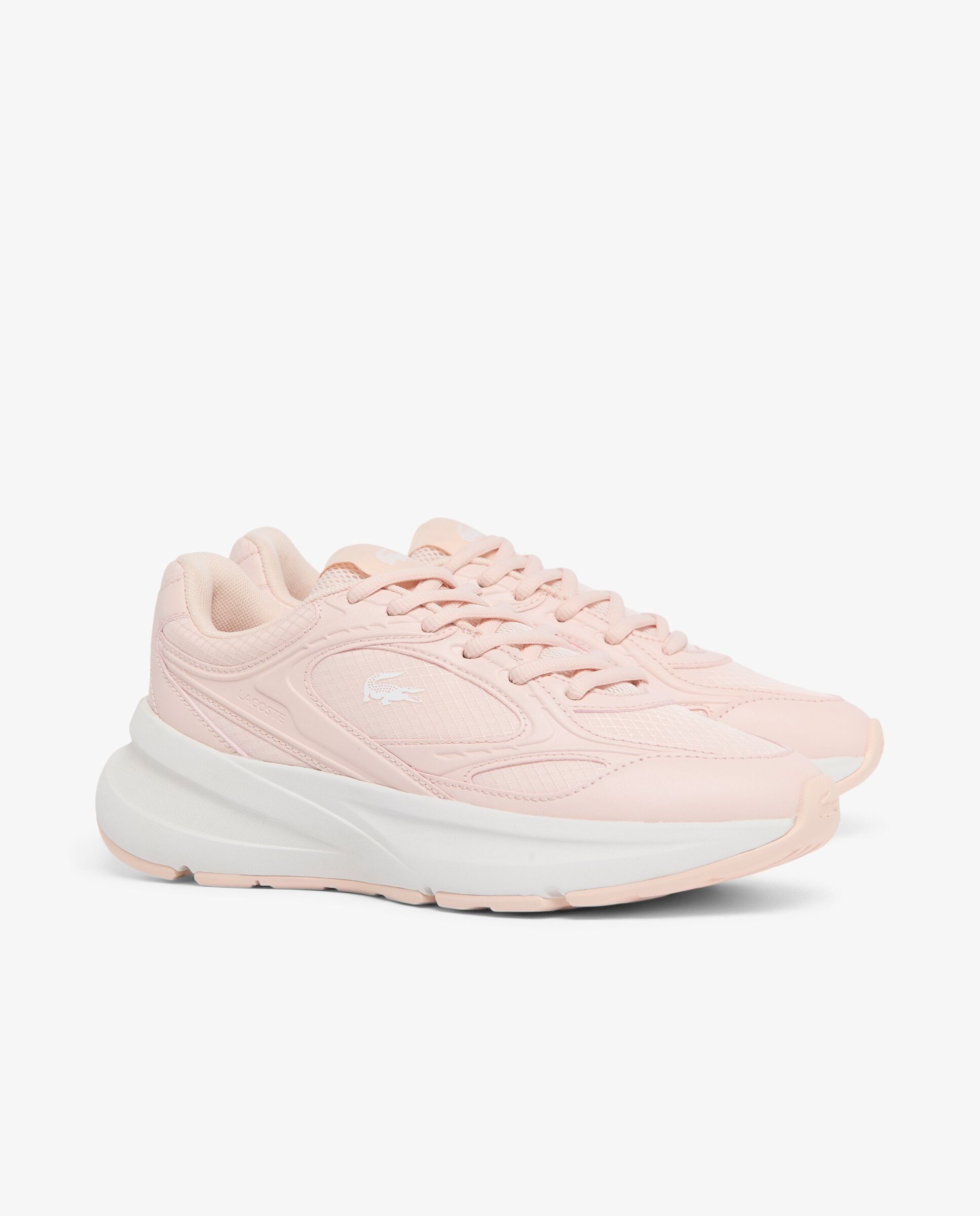 Zapatillas run set evo de piel de mujer en - Lacoste - Rosa Rosa-3