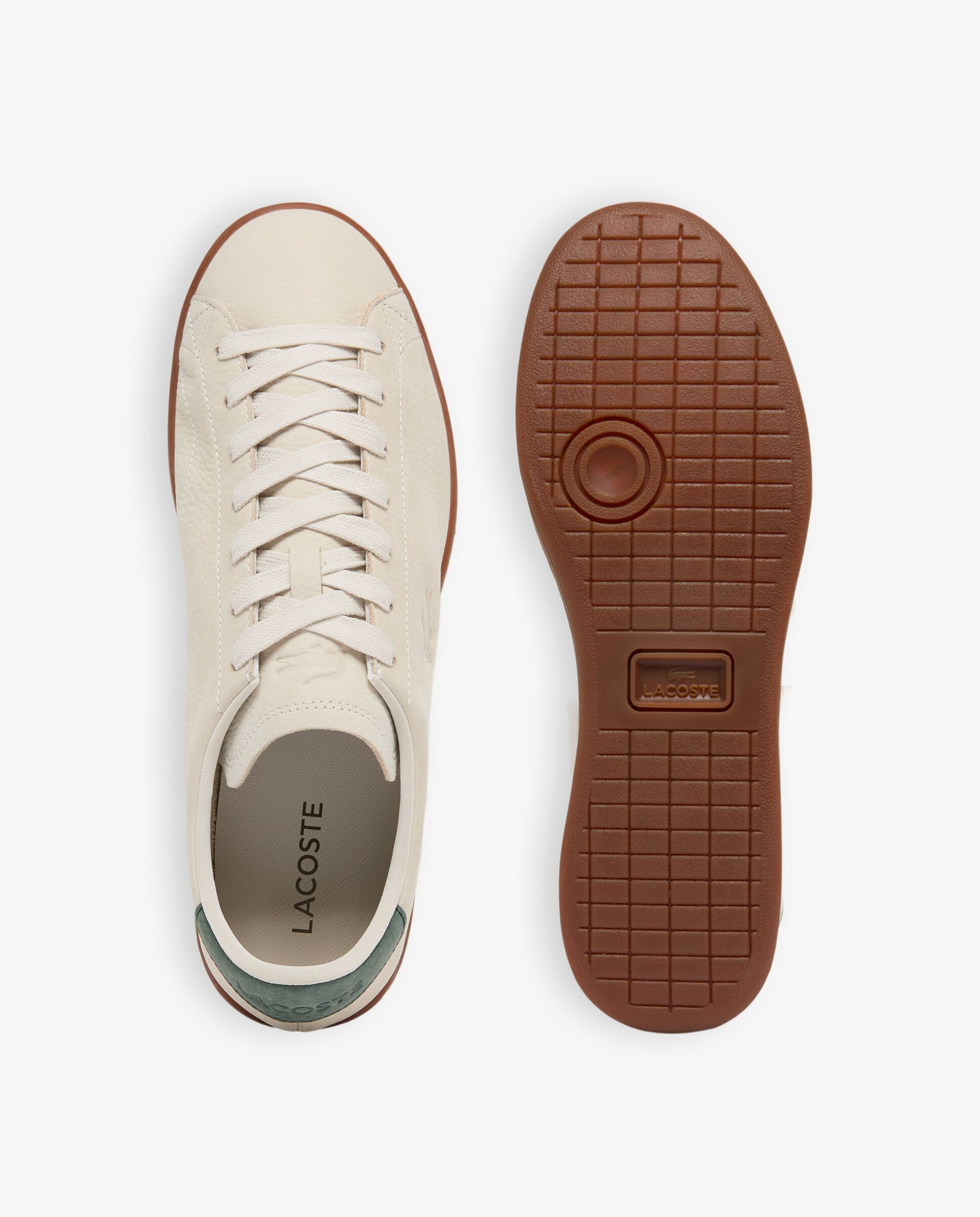 Zapatillas de hombre Carnaby Set de piel - Lacoste - Blanco Blanco-2