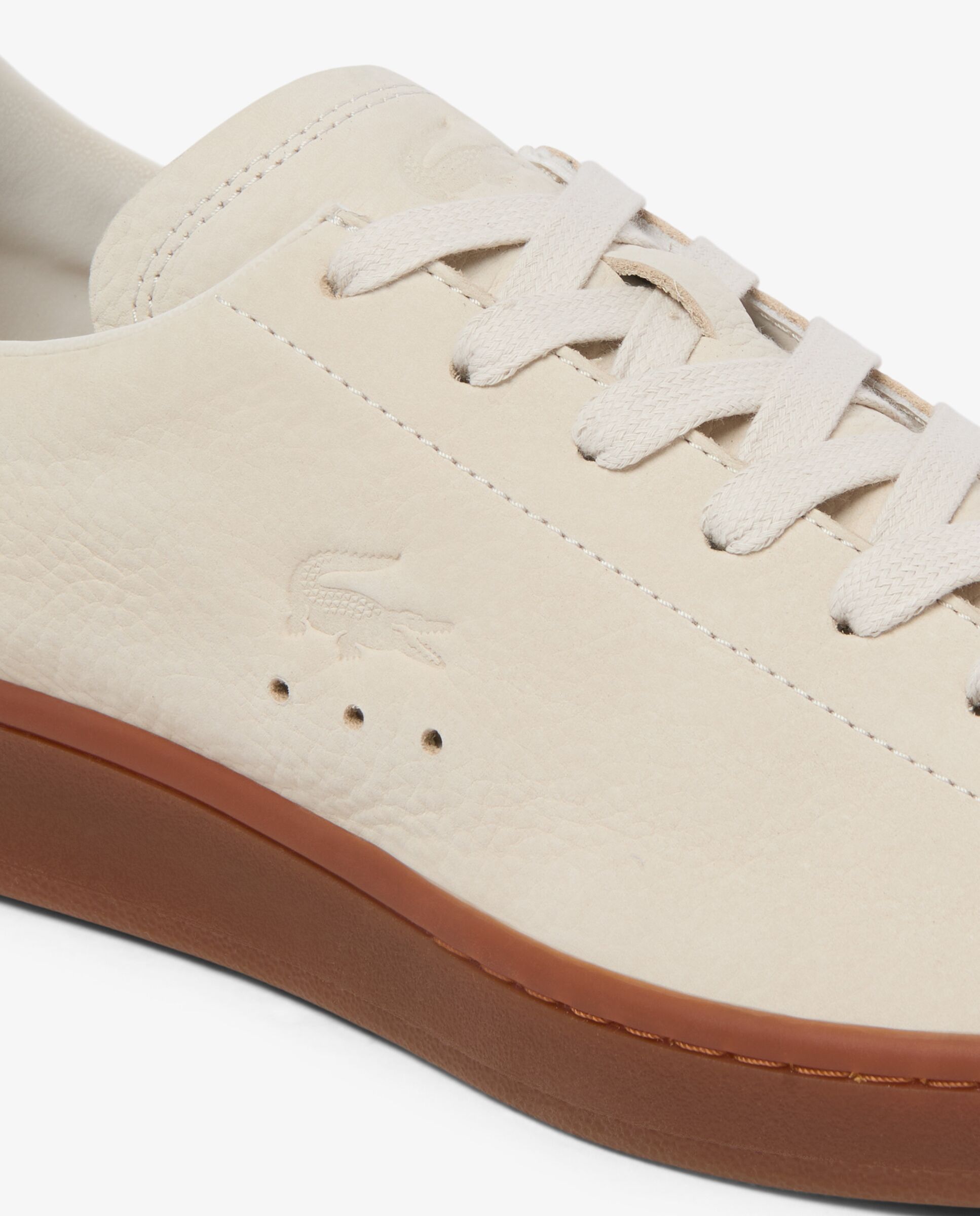 Zapatillas de hombre Carnaby Set de piel - Lacoste - Blanco Blanco-4