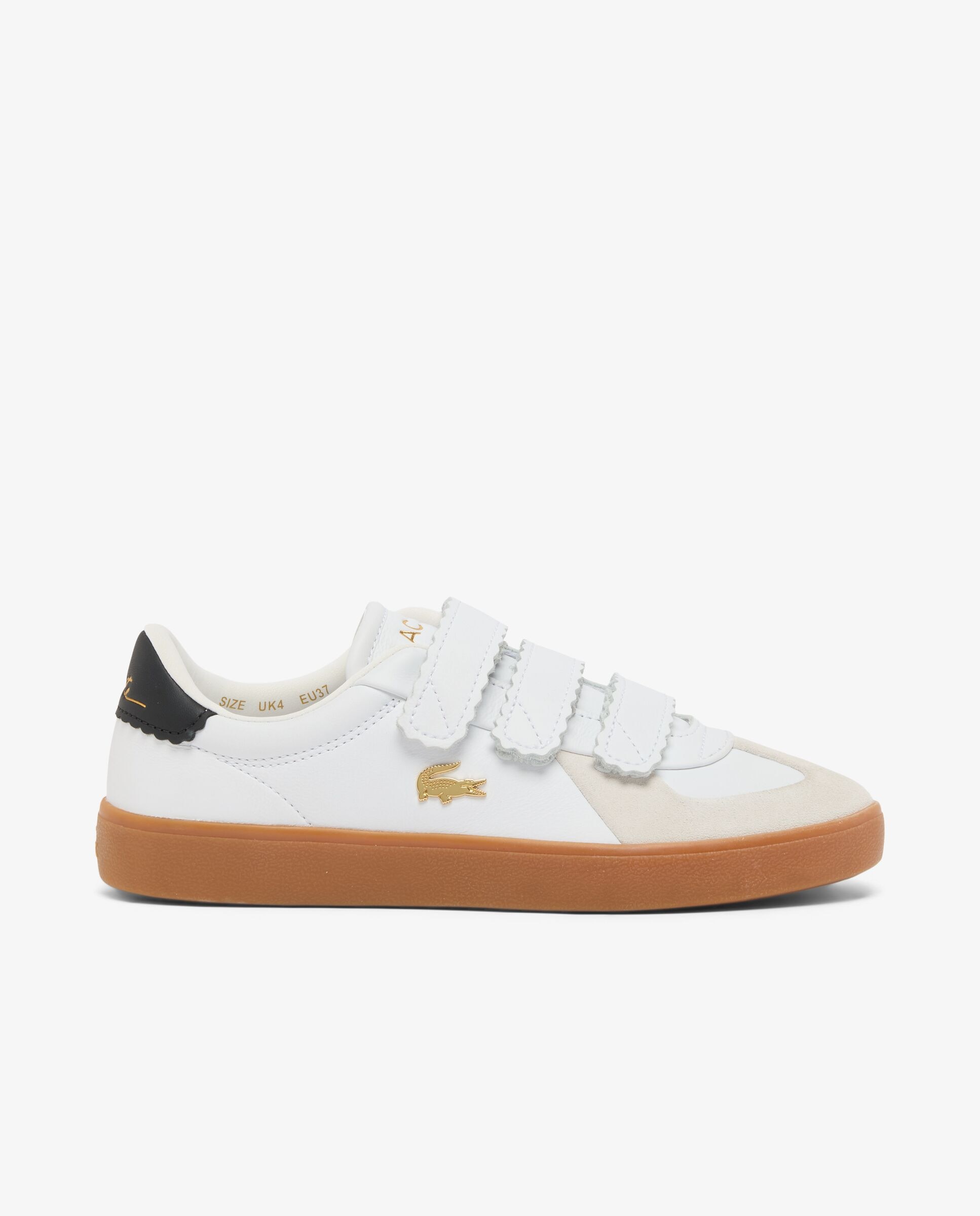 Zapatillas baseshot pro strap de piel de mujer en - Lacoste - Blanco Blanco-1