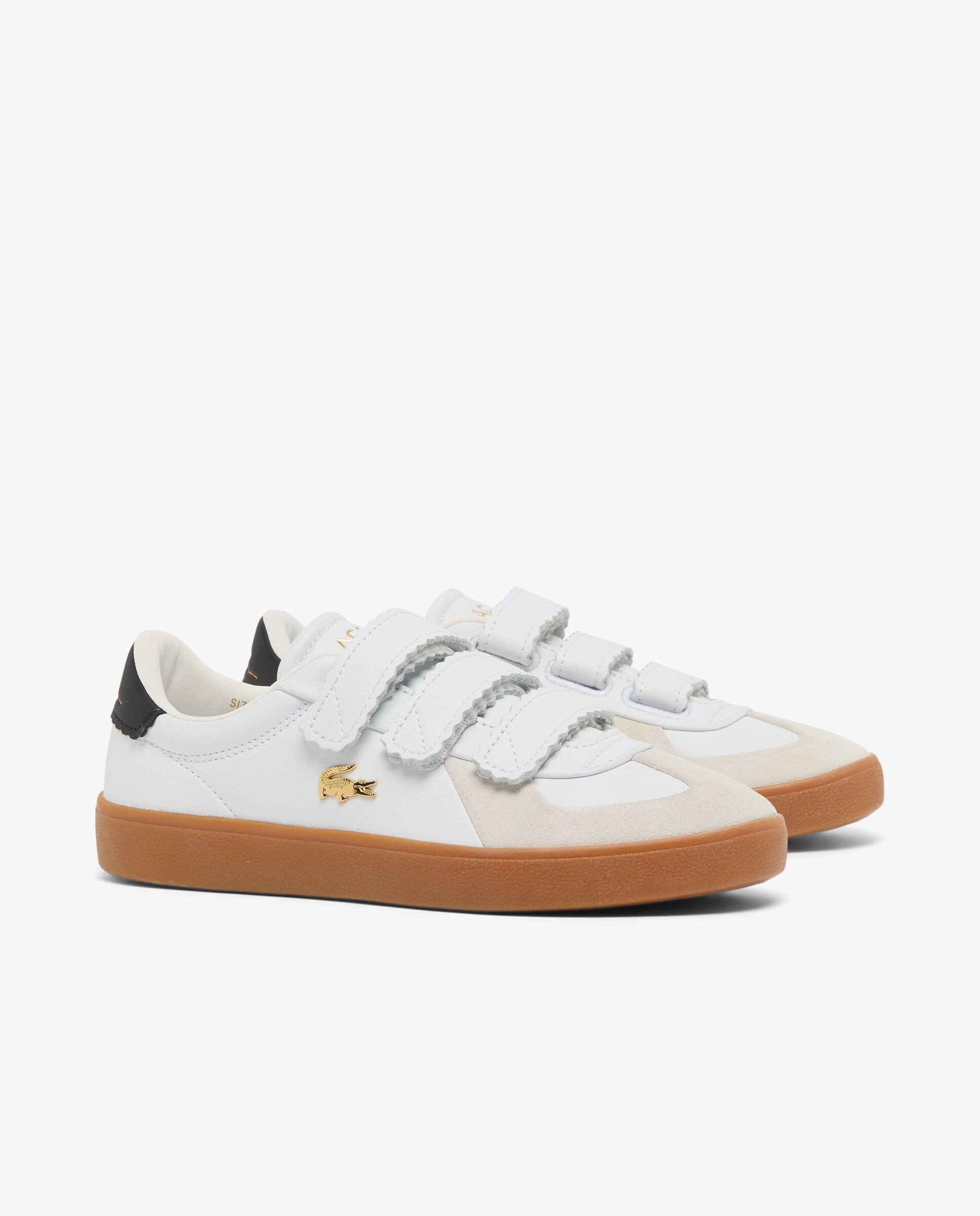 Zapatillas baseshot pro strap de piel de mujer en - Lacoste - Blanco Blanco-3
