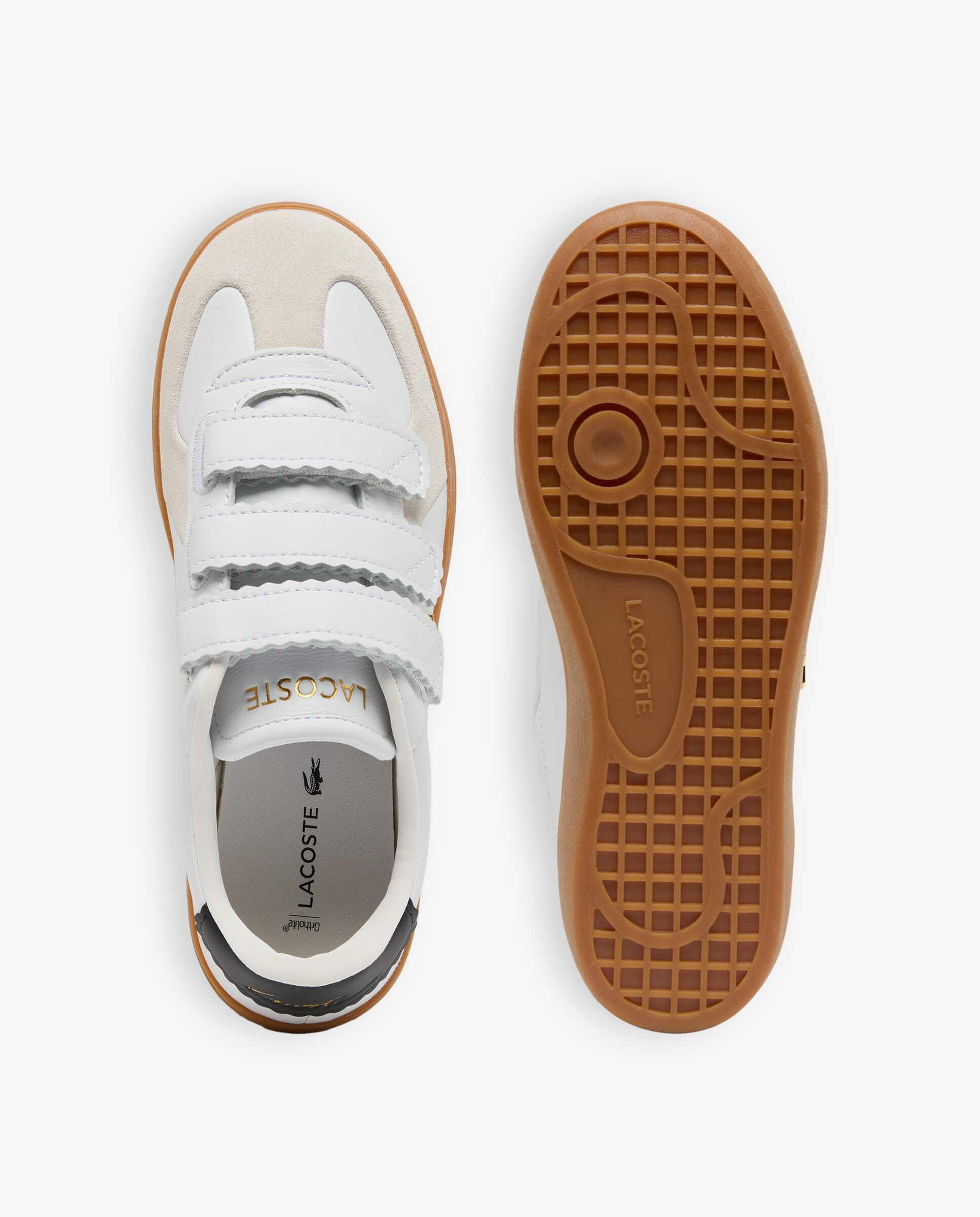 Zapatillas baseshot pro strap de piel de mujer en - Lacoste - Blanco Blanco-2