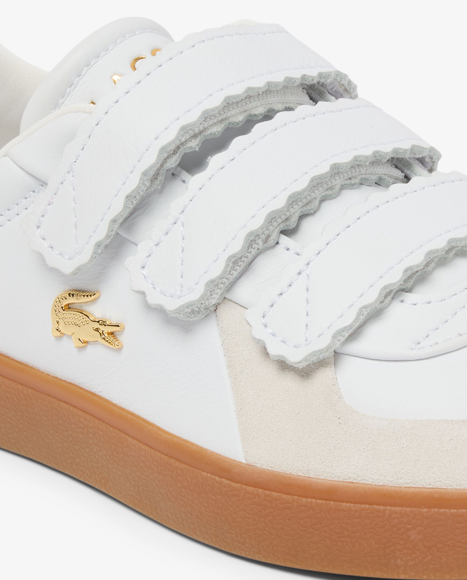 Zapatillas baseshot pro strap de piel de mujer en - Lacoste - Blanco Blanco-4